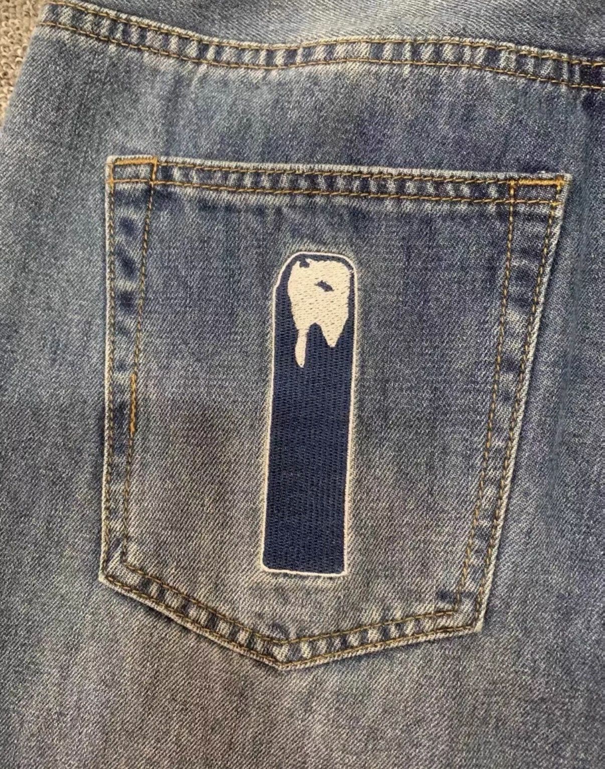 Billionaire Boys Club BBC Authentic Flying Dog Jeans Size US 30 / EU 46 - 6 Thumbnail