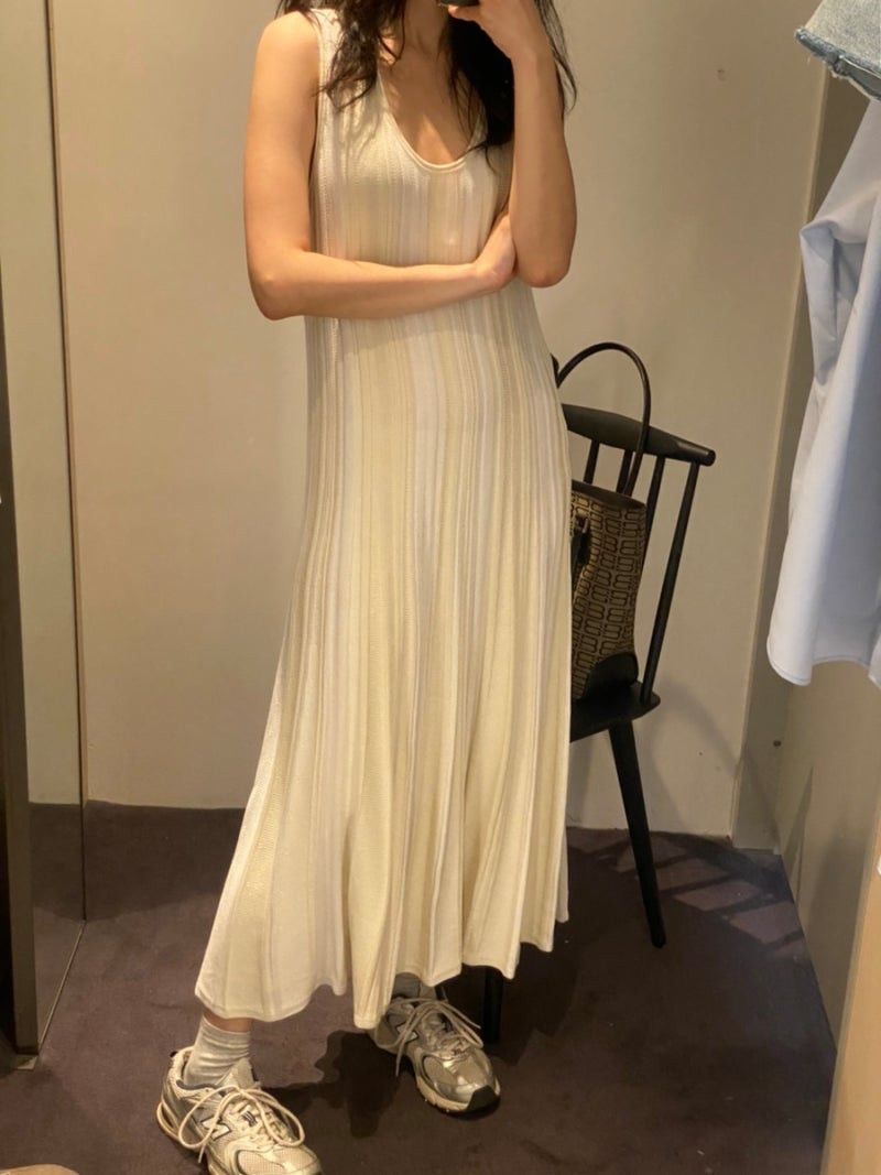 Cos COS Sleeveless Knit Long Dress (XS) Size XS / US 0-2 / IT 36-38 - 1 Thumbnail