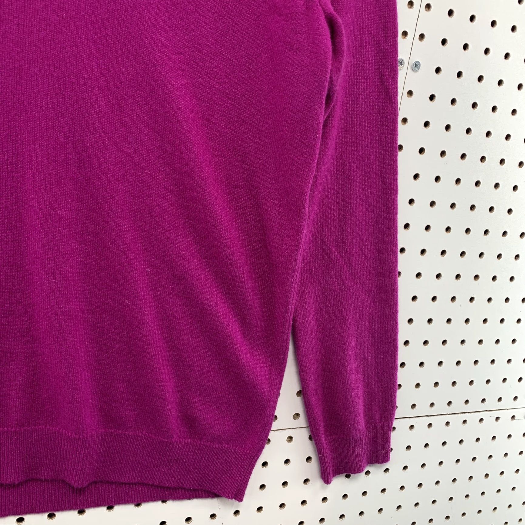 Vintage Magaschoni Cashmere Sweater Womens Large Purple Long Sleeve V-Neck Pullover Casual Size L / US 10 / IT 46 - 7 Thumbnail