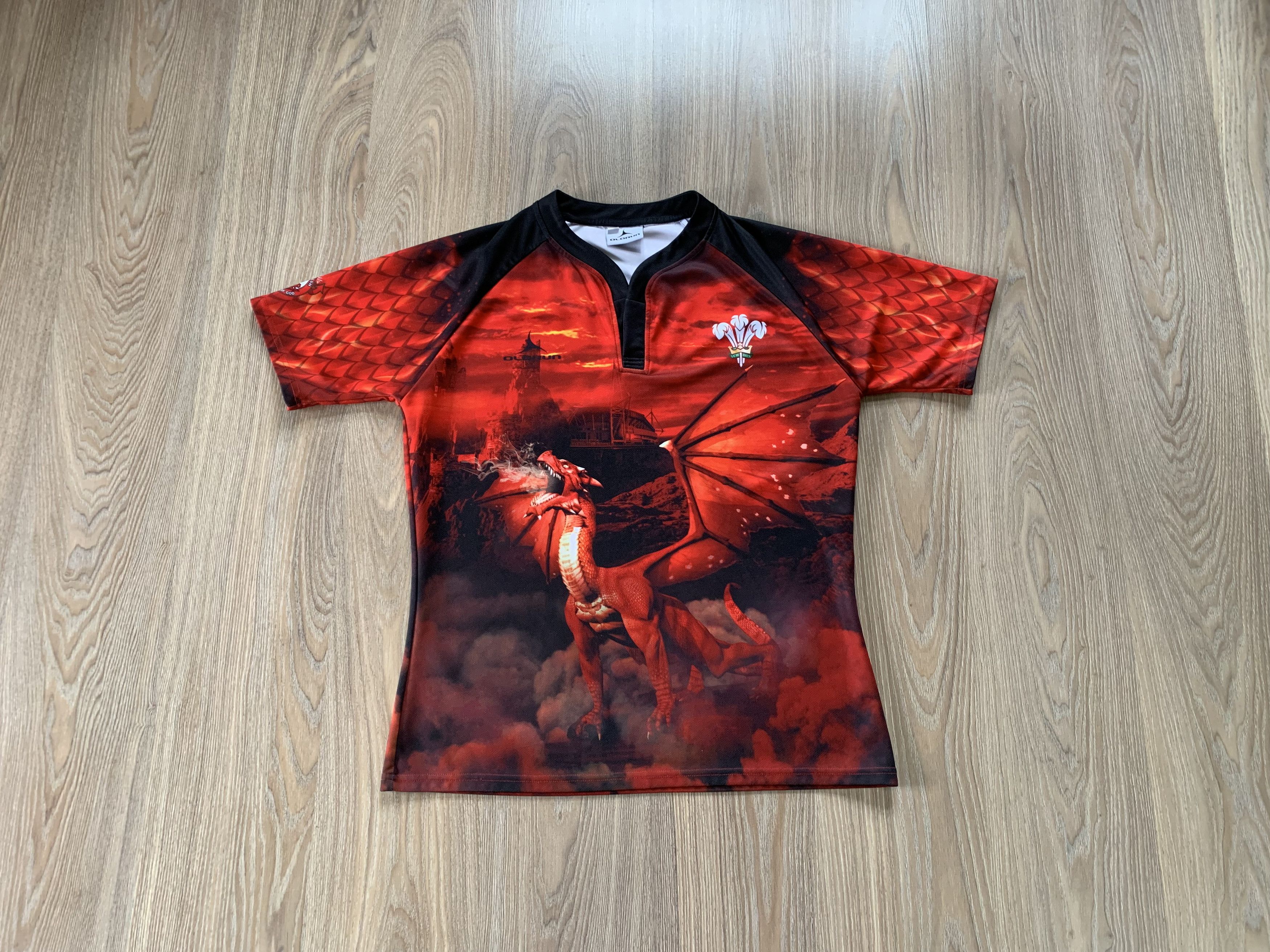Vintage Olorun Sports Wales Rugby Jersey Size US XL / EU 56 / 4 - 2 Thumbnail