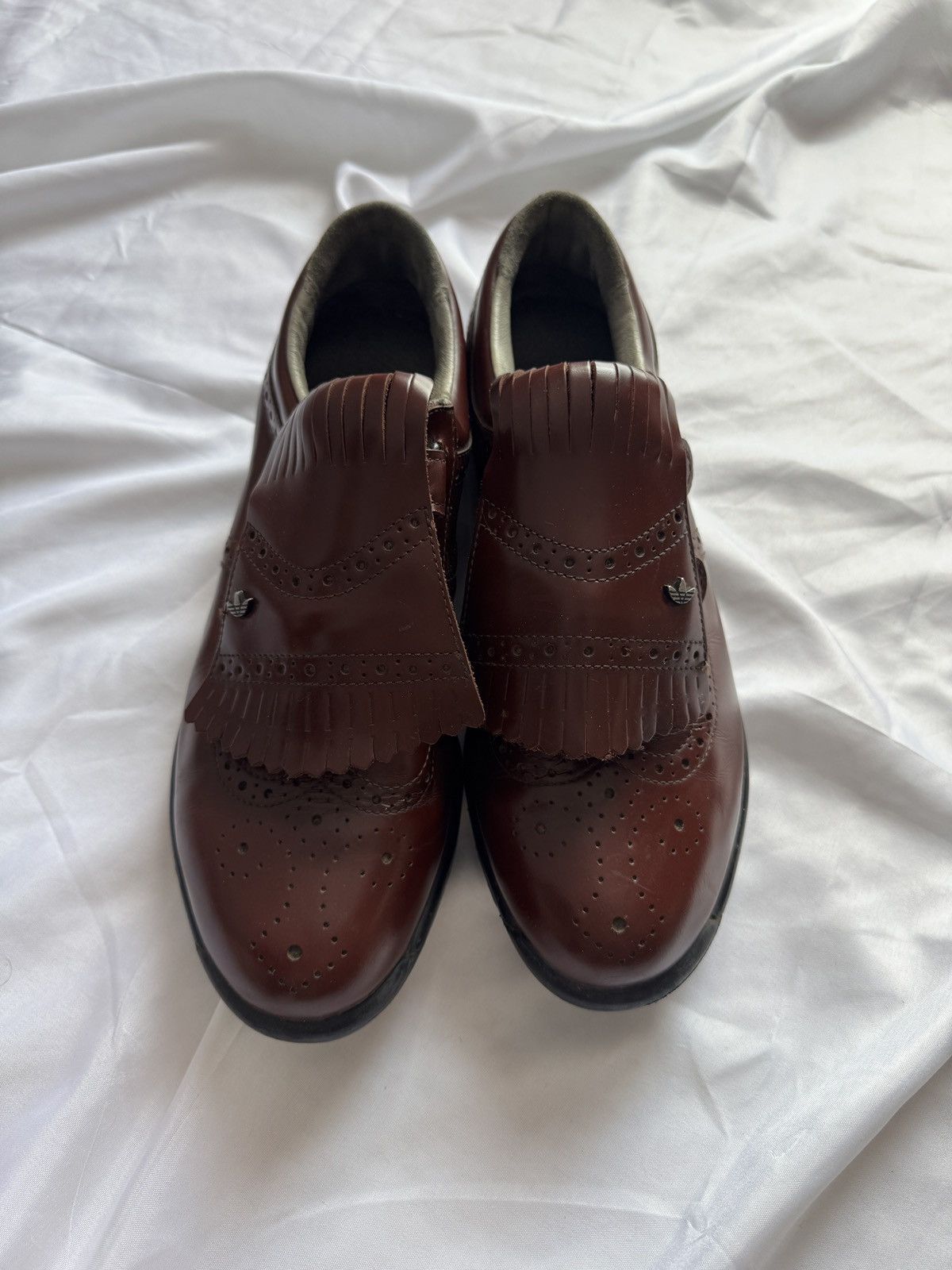 Adidas 1993 Adidas Golf Saddle Vintage Rare Retro Leather Shoes Size US 11 / EU 44 - 6 Thumbnail