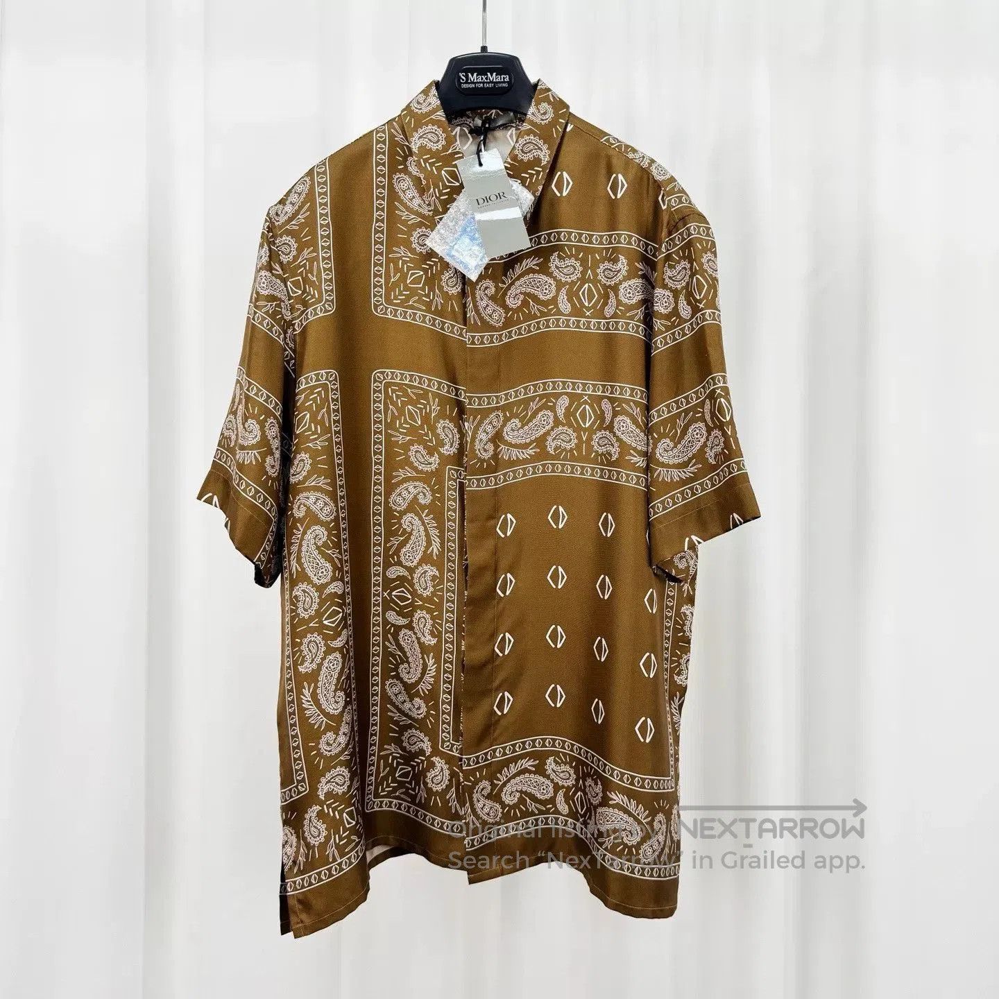 Dior dior short sleeve silk shirt with paisley pattern. Size US M / EU 48-50 / 2 - 1 Thumbnail