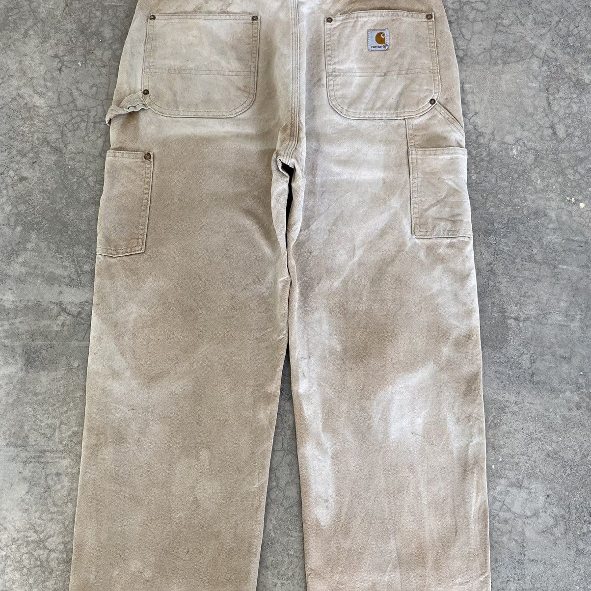 Carhartt VTG Carhartt Double Knee Faded Dirty Carpenter Pants Size US 36 / EU 52 - 21 Thumbnail