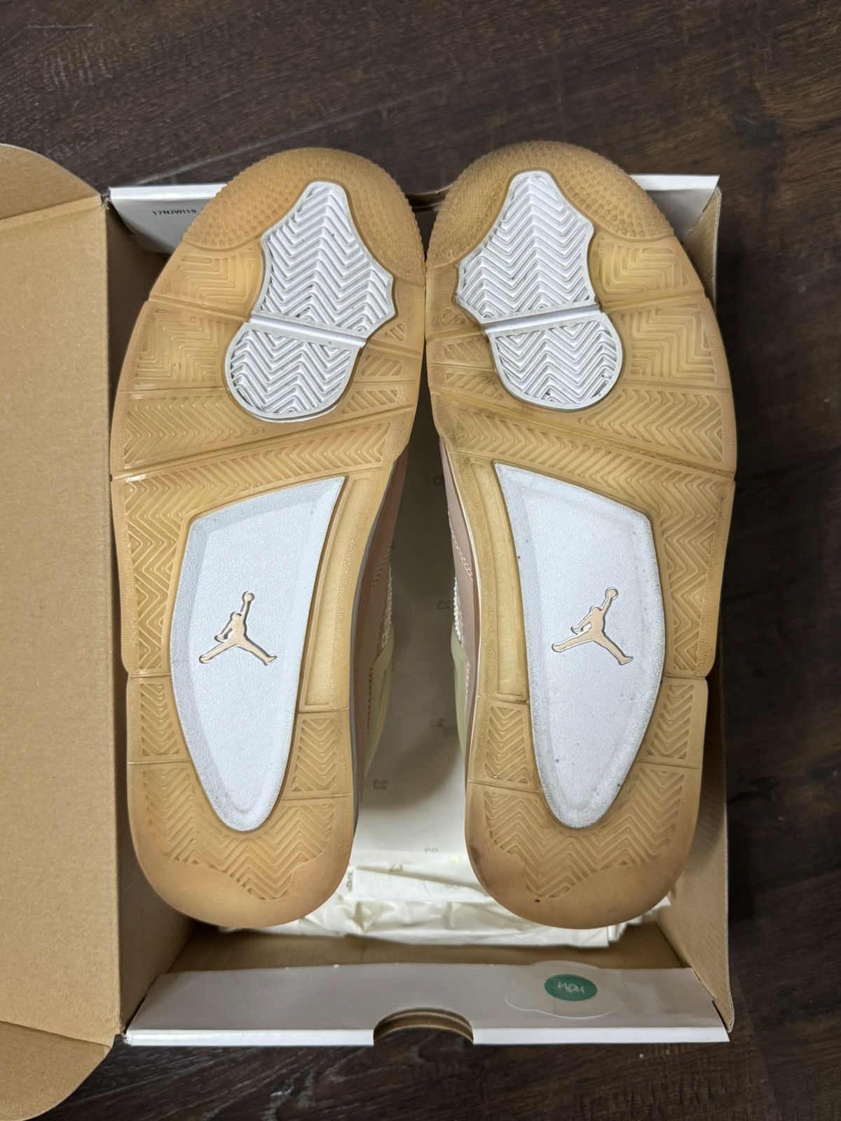 Jordan Brand Jordan 4 Retro Shimmer 10.5 Mens/12 Womens Fast Shipping Size US 10.5 / EU 43-44 - 6 Thumbnail