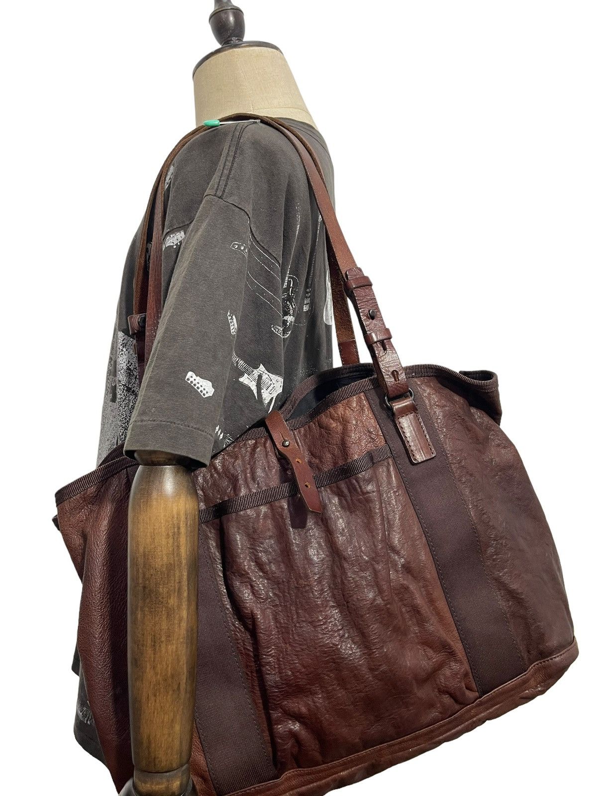 Italian Designers × Leather Vintage Jacono Parma Shoulder
