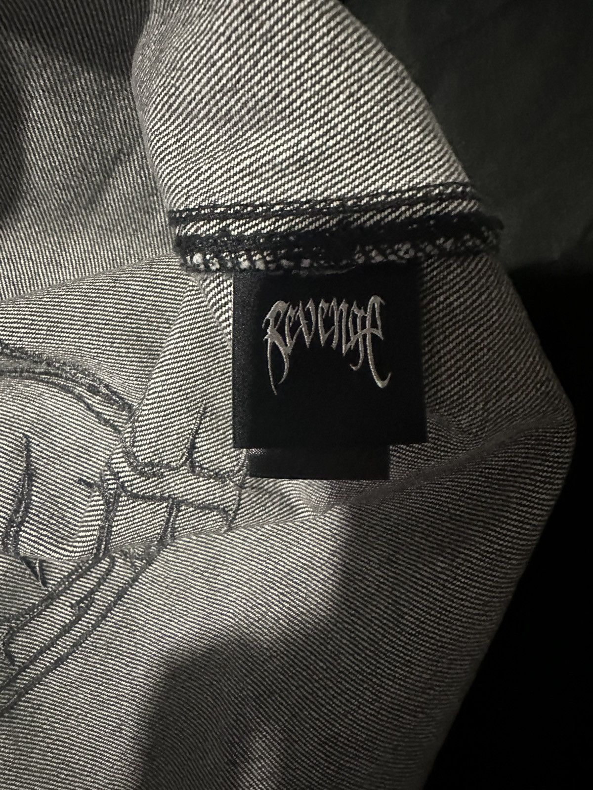 Revenge Revenge “Revival Denim Button Up Washed Black” Size US L / EU 52-54 / 3 - 3 Thumbnail