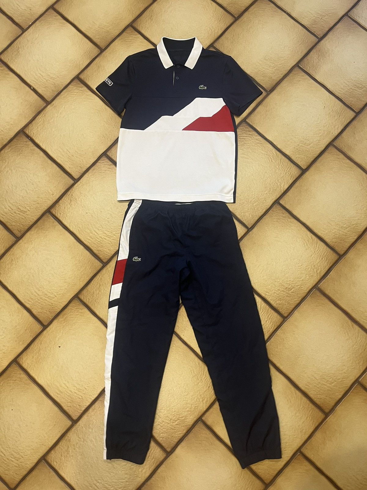 Lacoste Lacoste Sport Tracksuit Polo + Pants Size US S / EU 44-46 / 1 - 1 Thumbnail