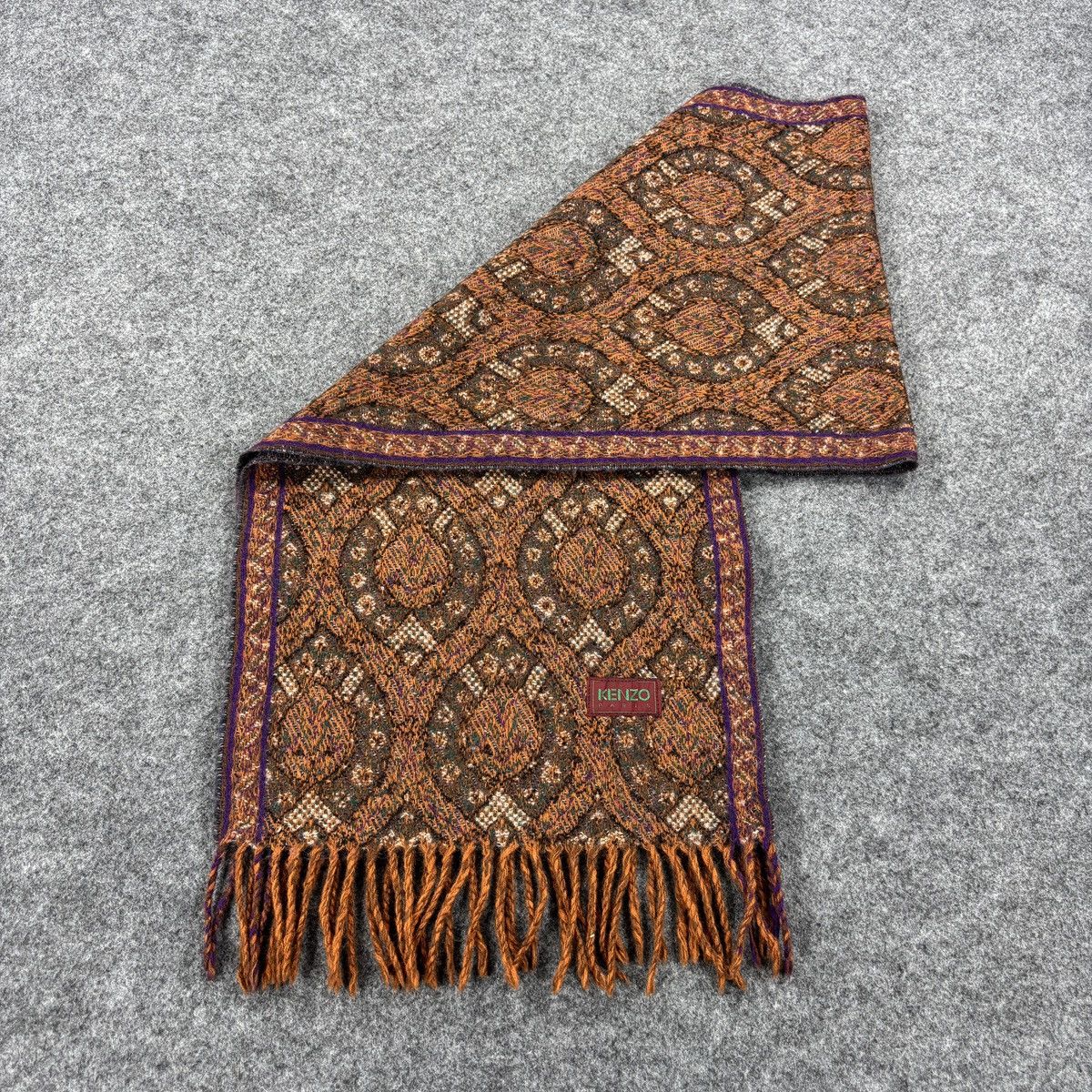 Kenzo × Vintage Kenzo Scarf # D761 # Muffler # Neckwear Size ONE SIZE - 7 Thumbnail