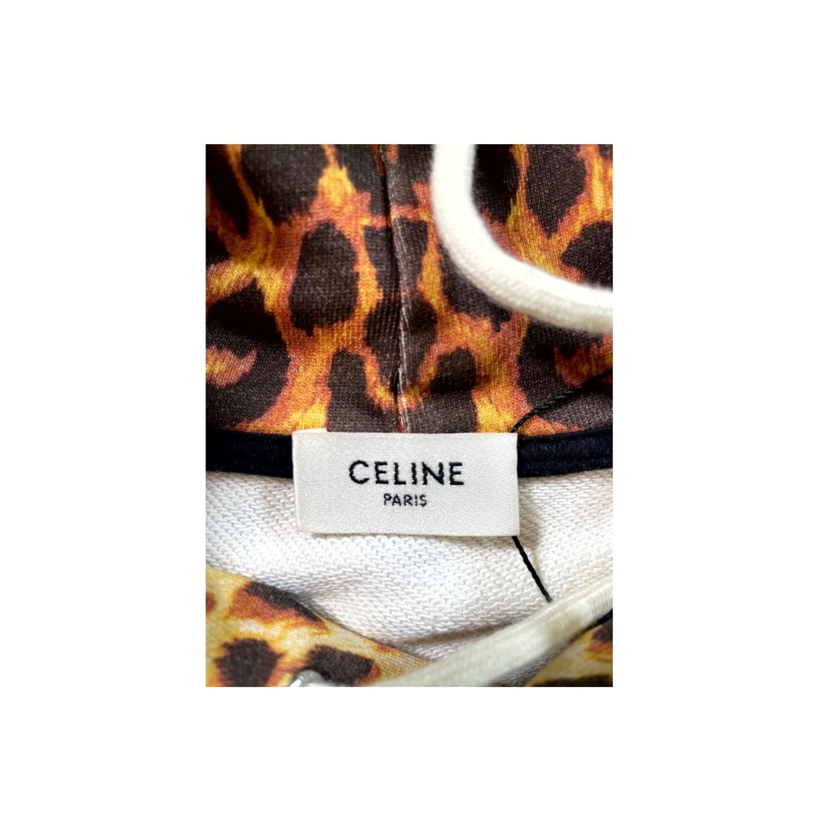 Celine Celine "Cheetah" Pullover Multicolor Hoodie Size US XL / EU 56 / 4 - 3 Thumbnail