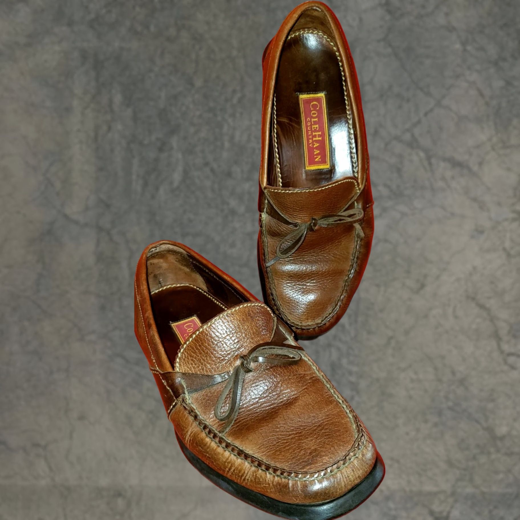 Cole Haan Cole Haan Brown Loafer Men's 9.5M Two-Toned Leather Separated Heel from Sole Size US 10 / EU 43 - 1 Thumbnail