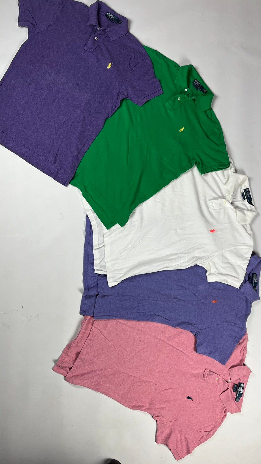 Pre-owned Polo Ralph Lauren X Ralph Lauren X 10 Polo Ralph Laurent Whole Polo T Shirt 1 Pac In Rainbow