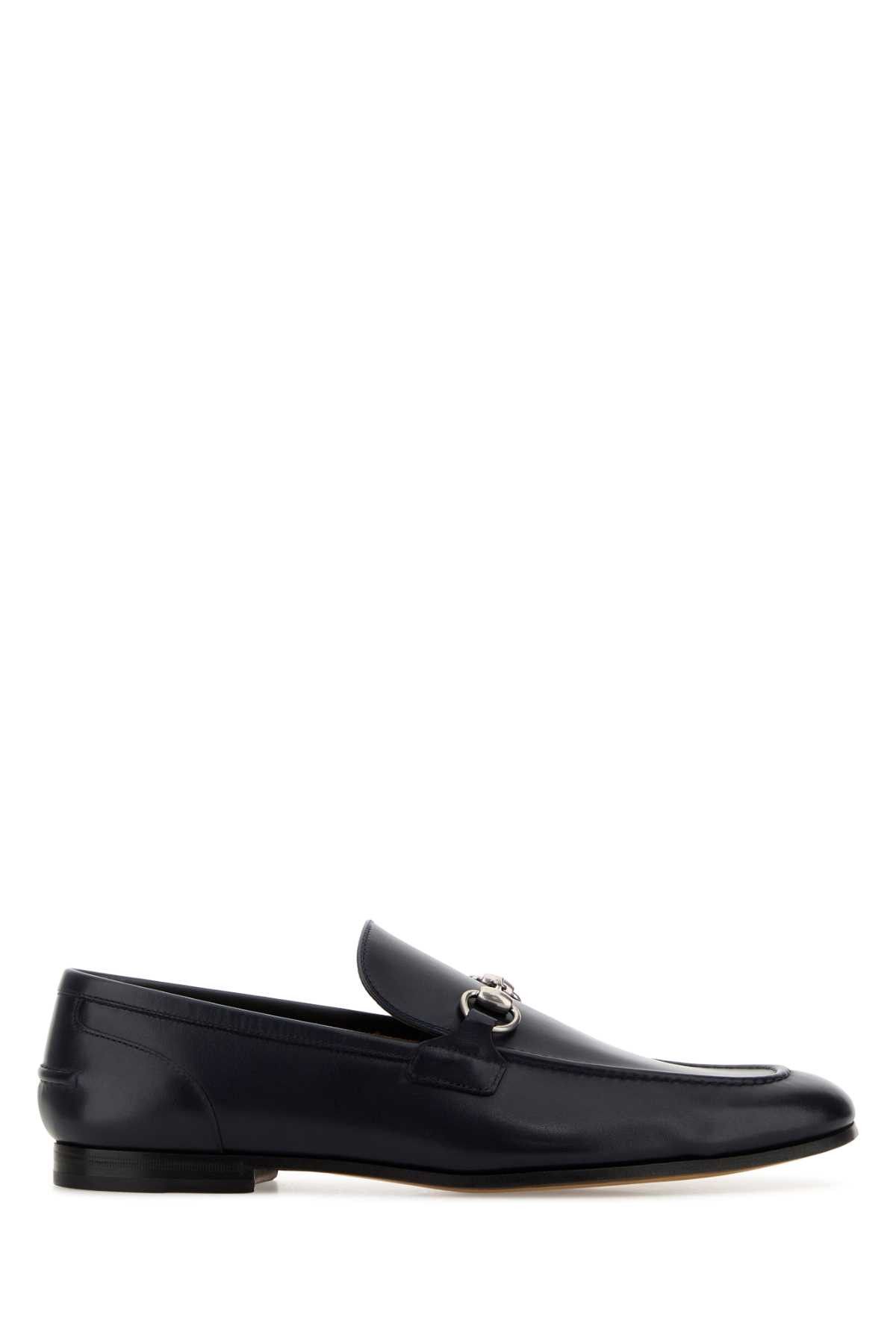 Gucci Midnight Blue Leather Loafers Size US 9.5 / EU 42-43 - 1 Thumbnail