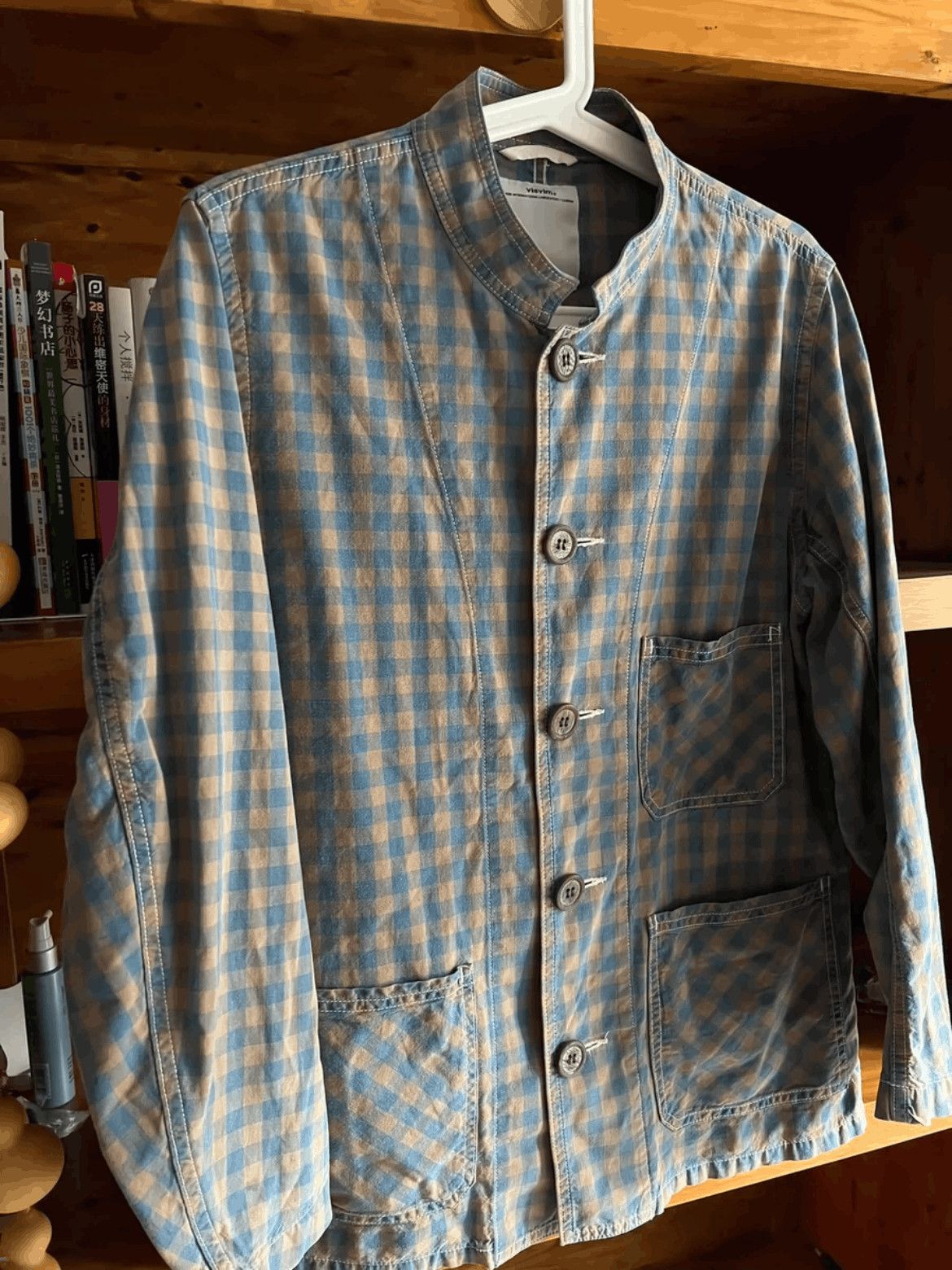 Visvim Sz 2 Rare Visvim 12SS Indigo Dye Plaid Jacket Size US M / EU 48-50 / 2 - 2 Thumbnail