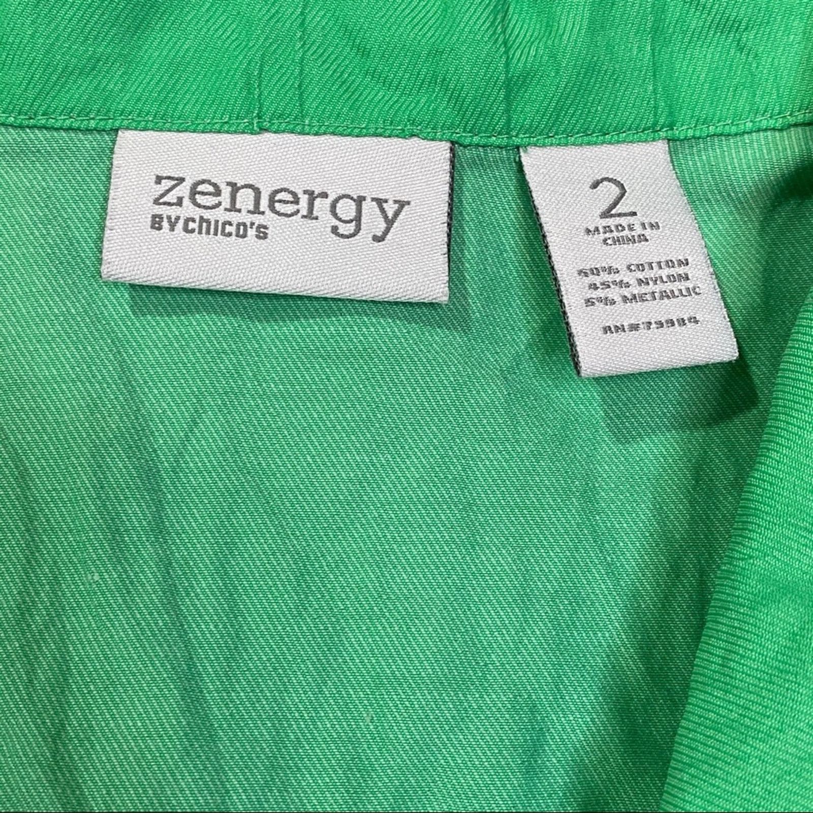 Chicos Zenergy by Chico’s Hayden Crinkle Jacket Size Chico's 2 or L Size L / US 10 / IT 46 - 12 Thumbnail