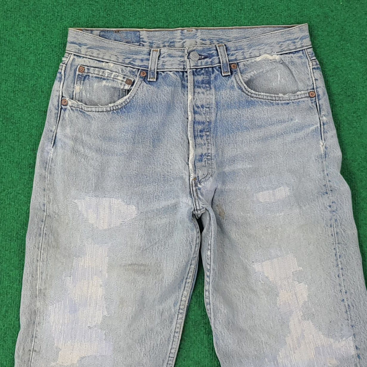 Levi's Vintage Levi's 501 Rework Denim Jeans C228N23 Size US 30 / EU 46 - 2 Thumbnail