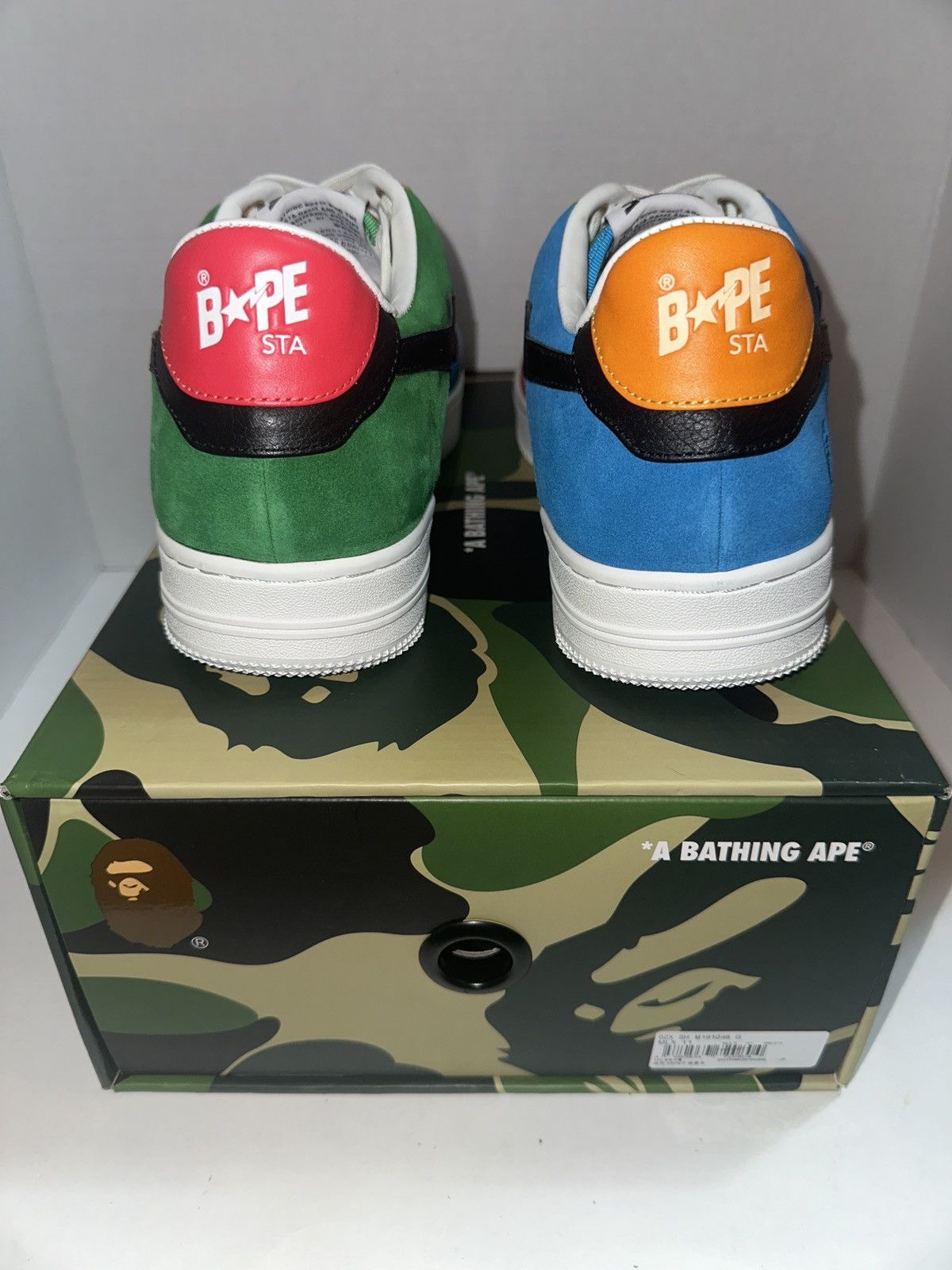 Bape BAPE Olympic Bapesta DS US11 Size US 11 / EU 44 - 4 Thumbnail
