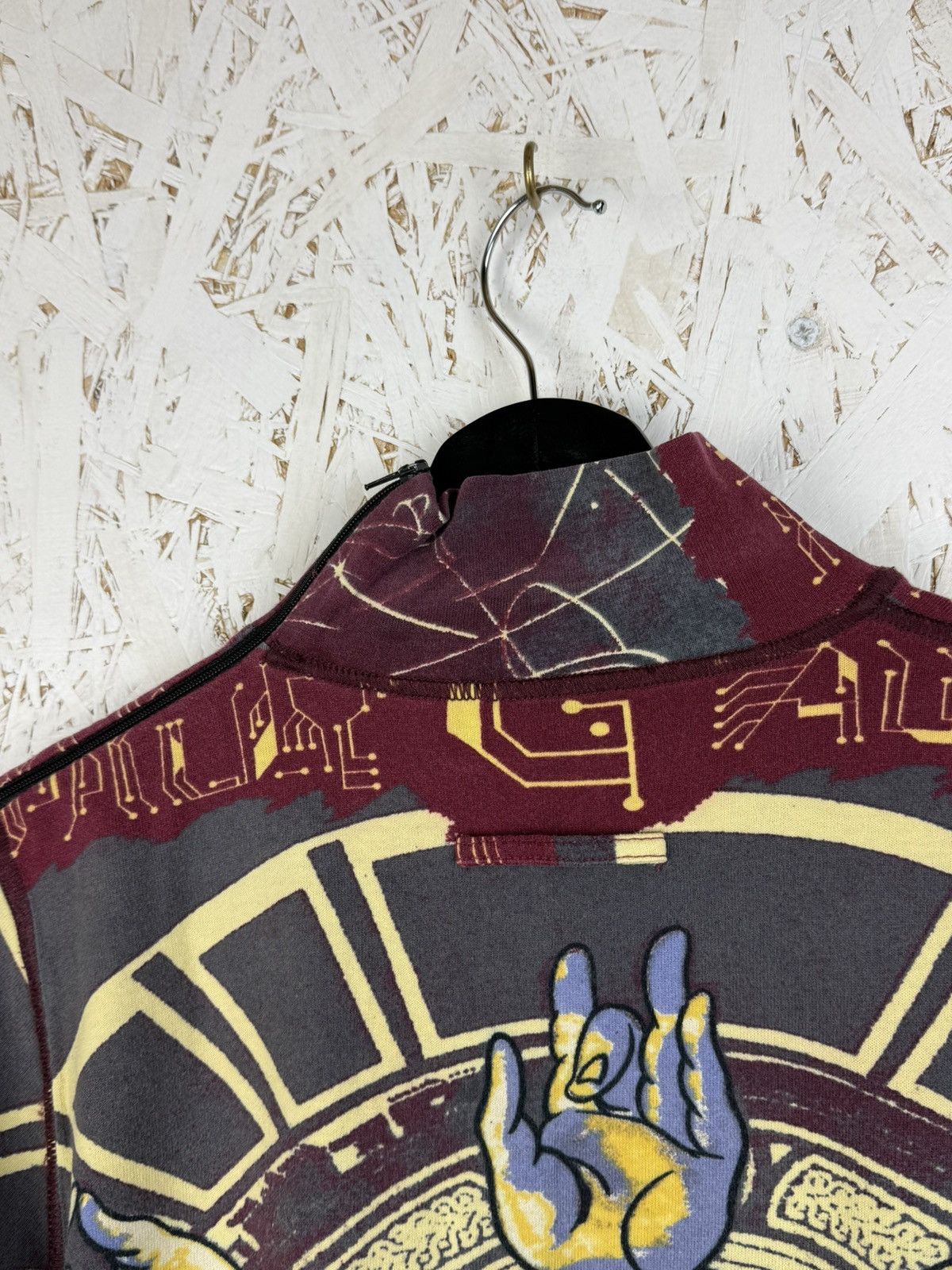 Jean Paul Gaultier 90s Vintage Jean Paul Gaultier Psychedelic Rasta Long Sleeve Size US M / EU 48-50 / 2 - 7 Thumbnail