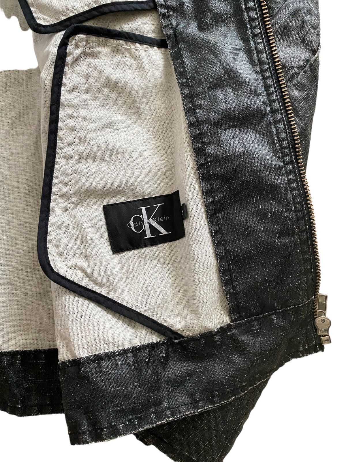 Calvin Klein × Calvin Klein 205W39NYC × Seditionaries CK CALVIN KLEIN Black Jacket zipper Punk bikers design style Size US XL / EU 56 / 4 - 17 Thumbnail