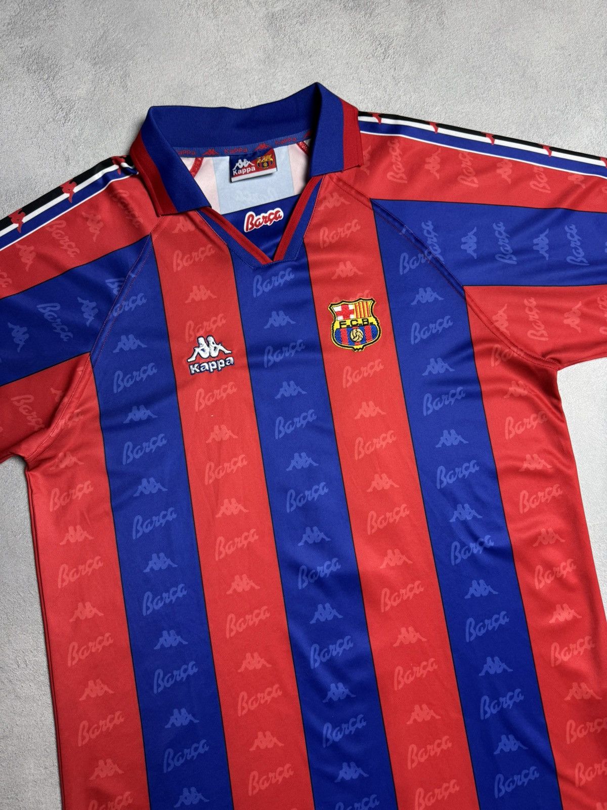 Other Barcelona 1995 1997 Home Football Shirt Soccer Jersey Size US XL / EU 56 / 4 - 3 Thumbnail