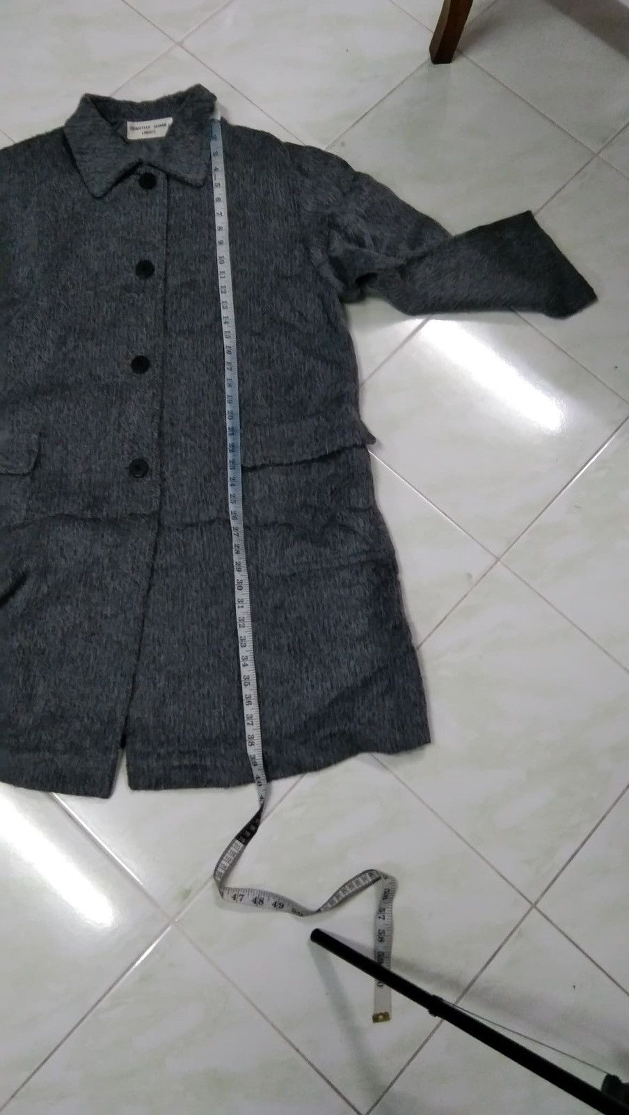 Japanese Brand CHRISTIAN AUJARD Liberte Mohair Long Coat #0083-C5 Size US L / EU 52-54 / 3 - 23 Thumbnail