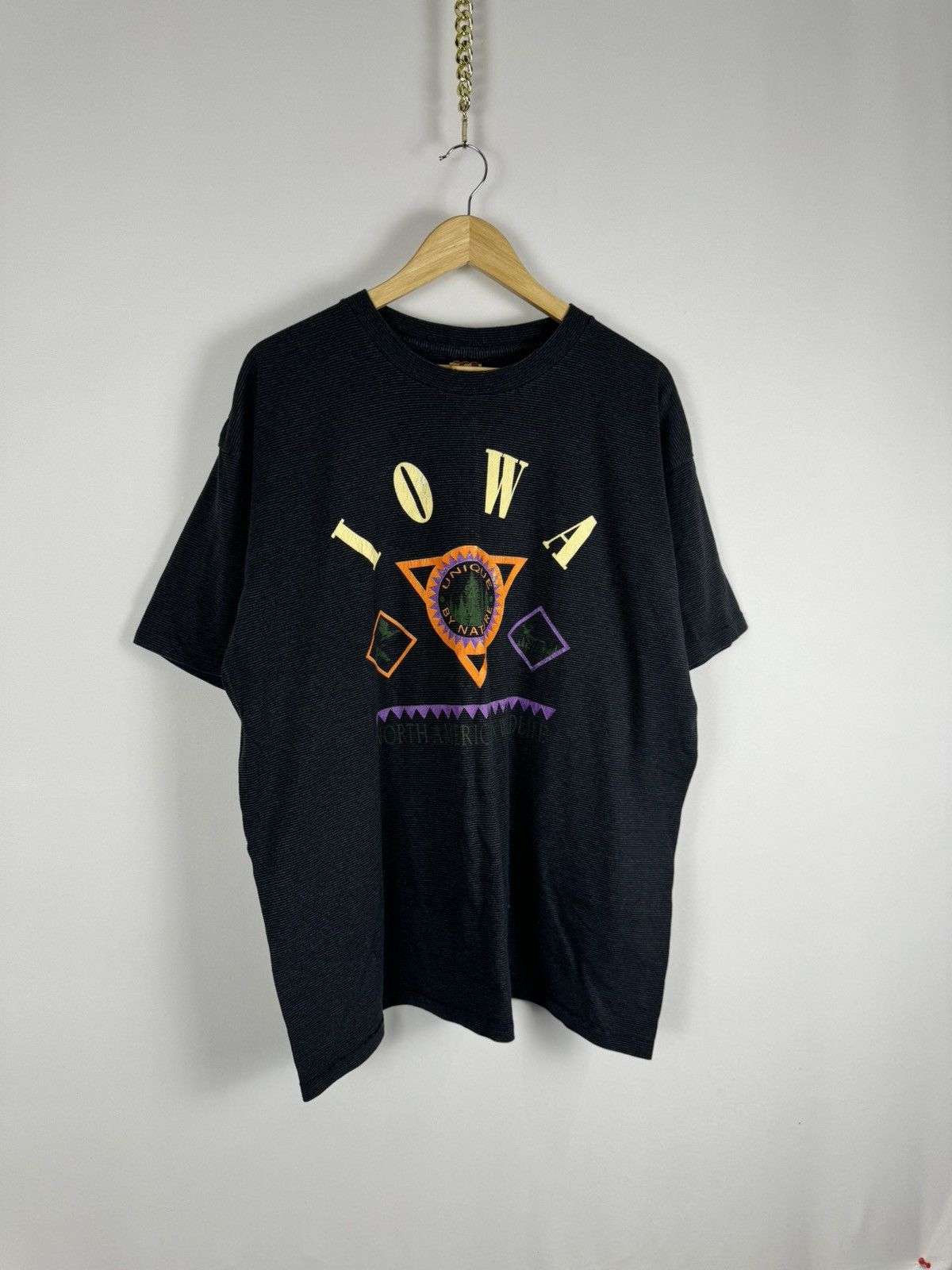 Vintage Vintage 1990s Iowa Tee Size US XL / EU 56 / 4 - 1 Thumbnail