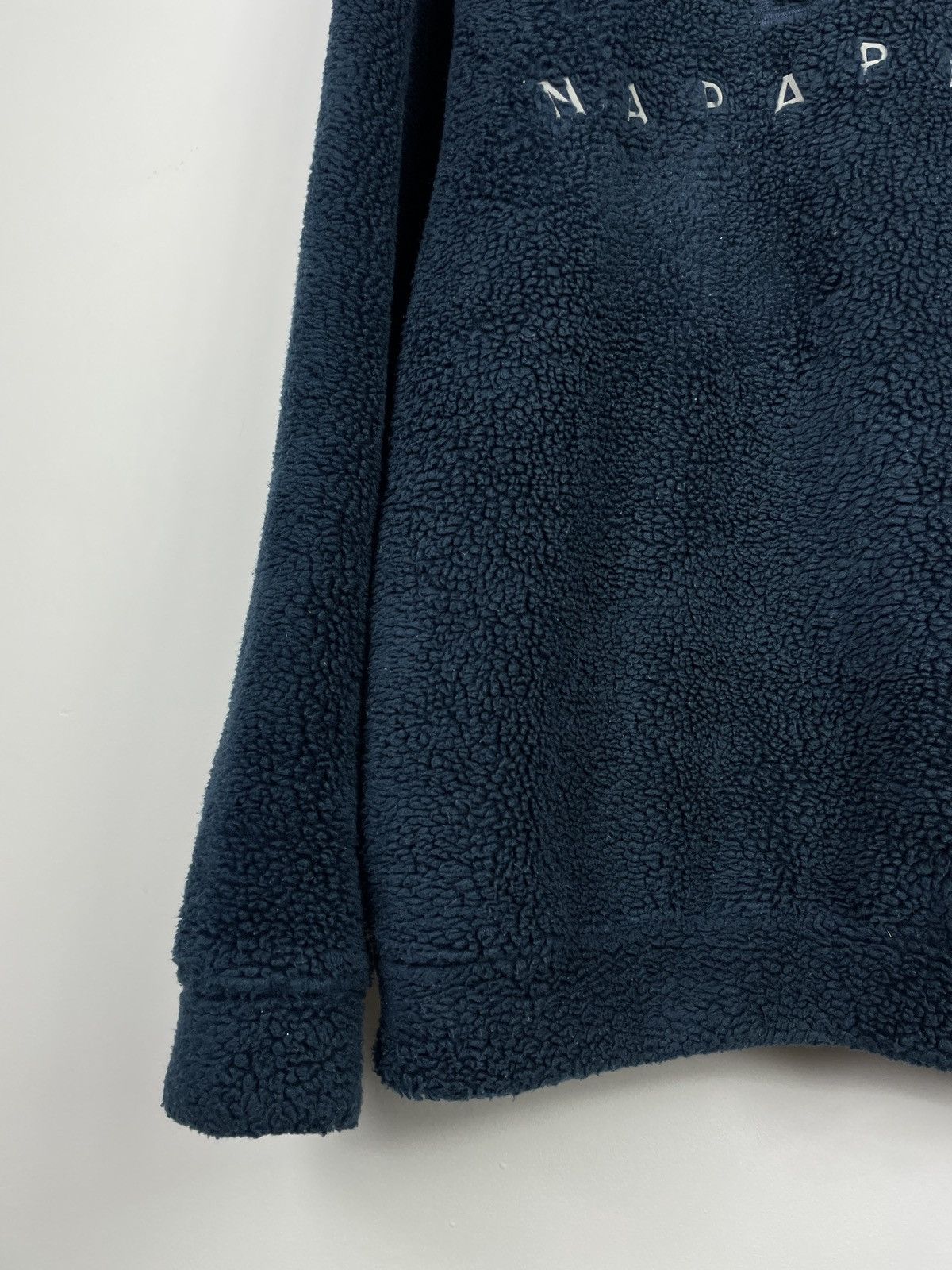 Napapijri Napapijri Fleece Sherpa Jacket 1/4 Zip Pullover Big Logo Size US L / EU 52-54 / 3 - 5 Thumbnail