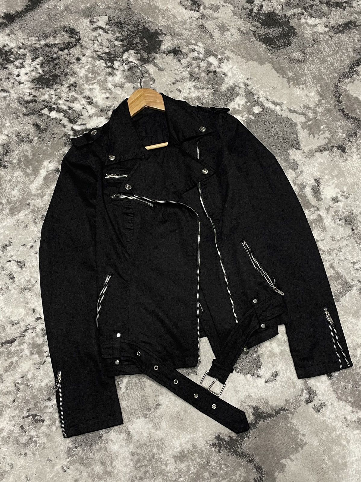 Tripp NYC Tripp Nyc Crazy Cotton Biker Black Jacket Opium Y2K Gothic Size S / US 4 / IT 40 - 16 Thumbnail