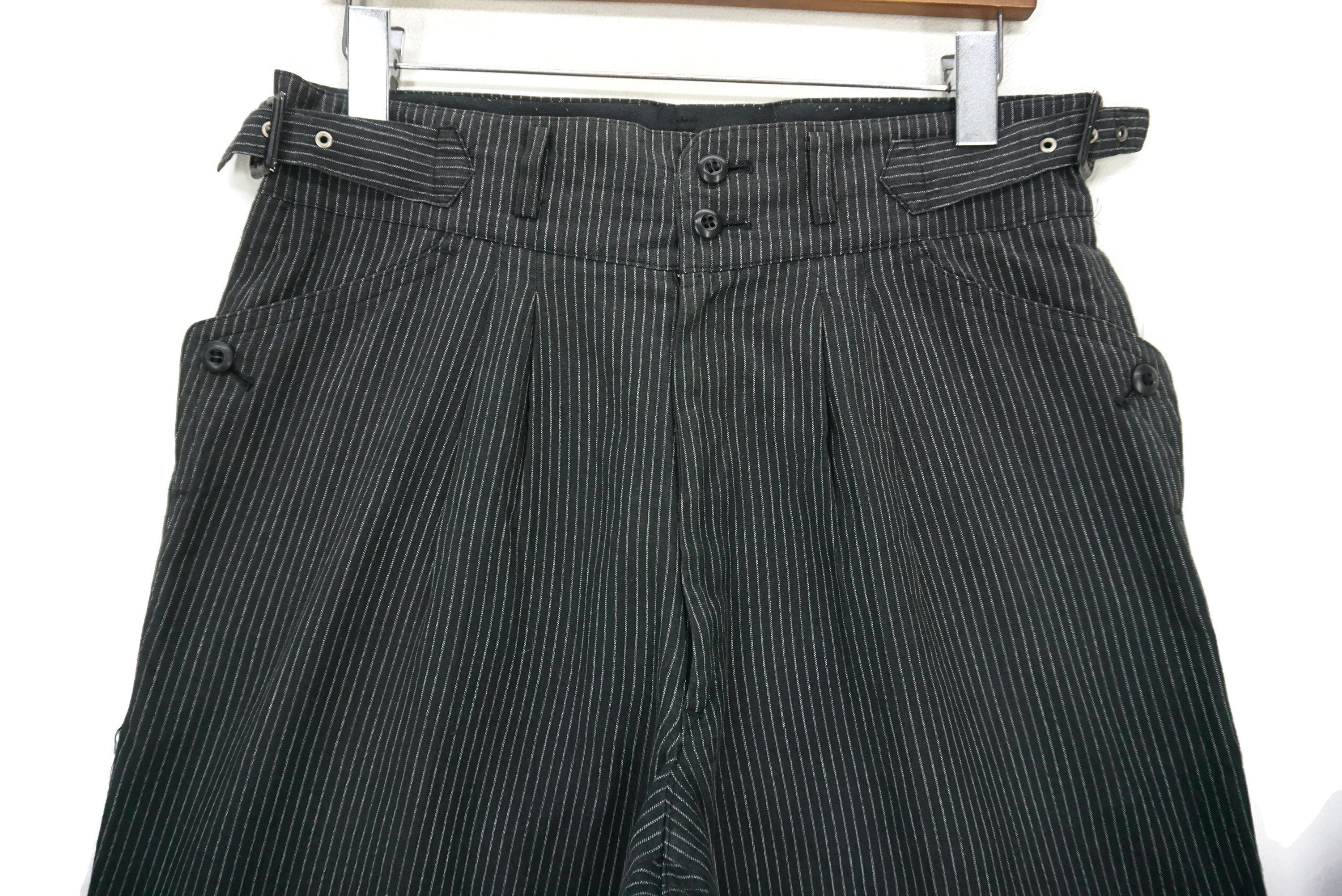 If Six Was Nine Balloon High Rise Bilvie Monsieur Buckle Waist Wide Leg x5 Size US 31 - 3 Thumbnail