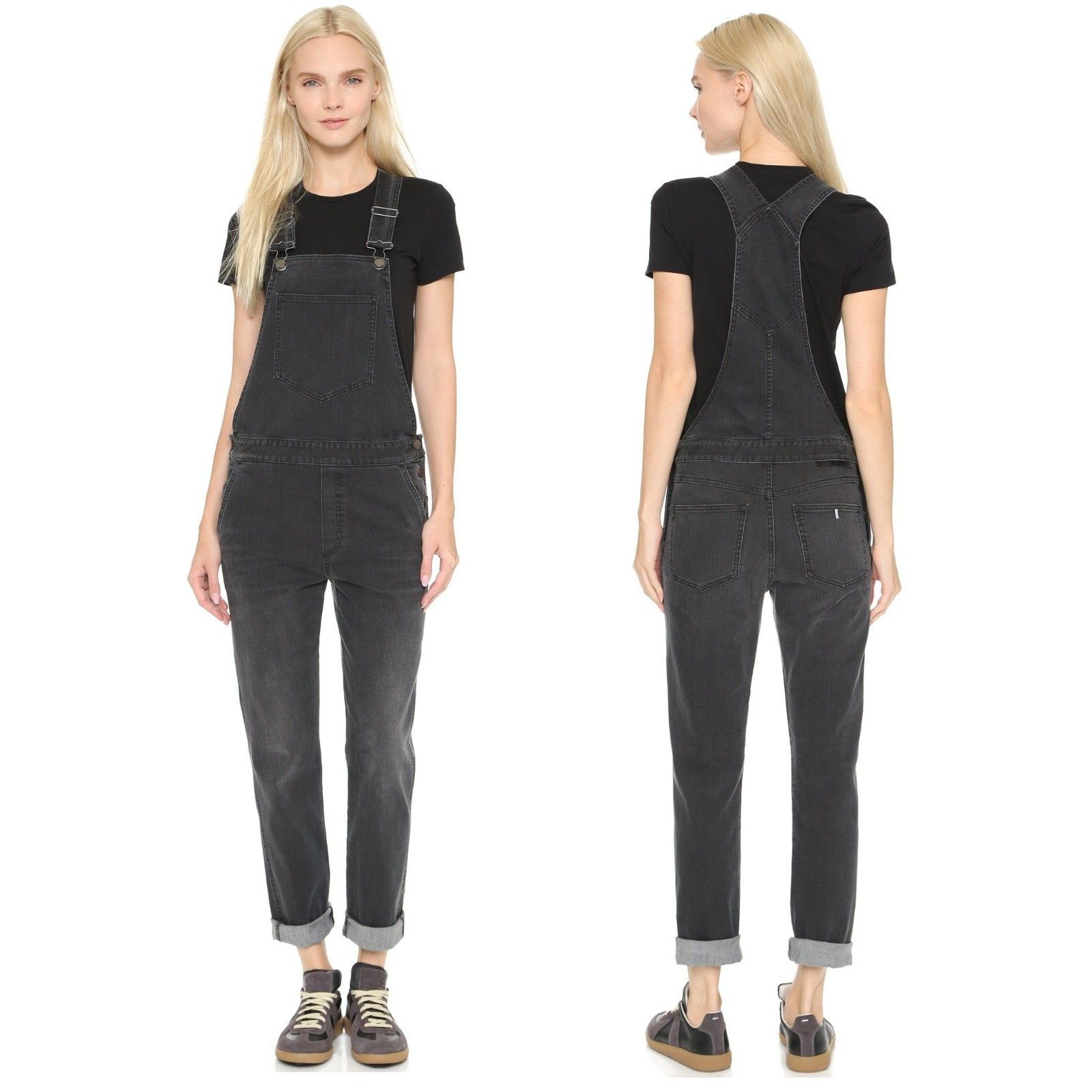 Stella McCartney The Skinny Boyfriend Dungarees Soft Denim Overalls $975 Size 25" / US 0 / IT 36 - 1 Thumbnail