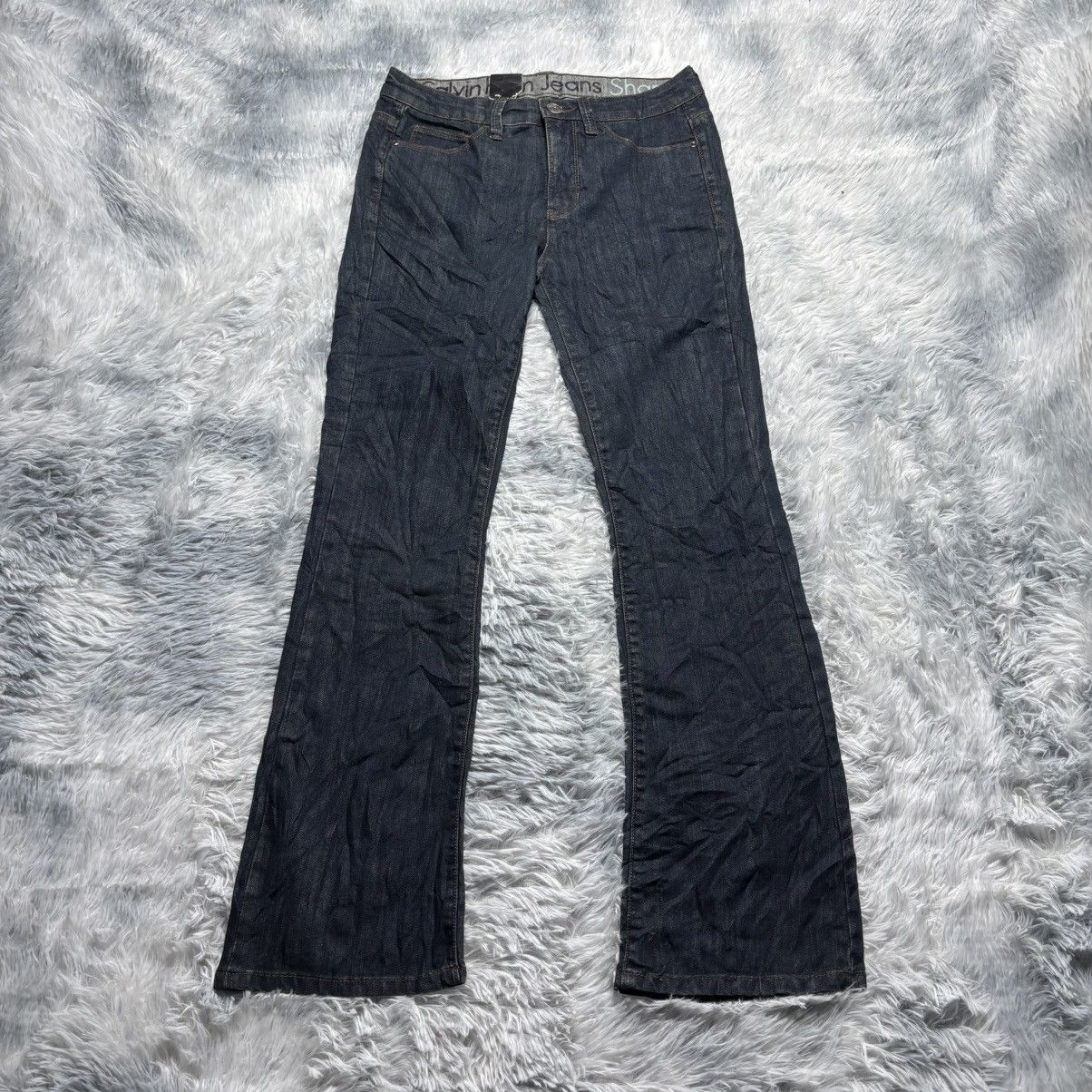 Calvin Klein Calvin Klein Women's Bootcut Jeans - Dark Rinse Size 28" / US 6 / IT 42 - 1 Thumbnail