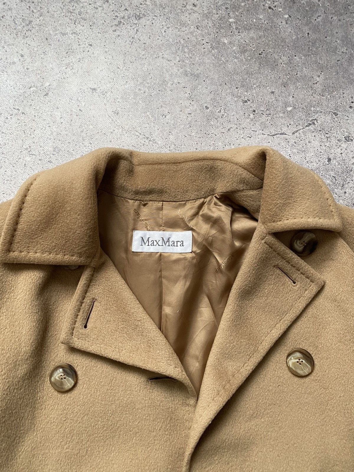 Max Mara Max Mara Long Coat Jacket Women’s Wool Cashmere US 6 Camel Size M / US 6-8 / IT 42-44 - 3 Thumbnail