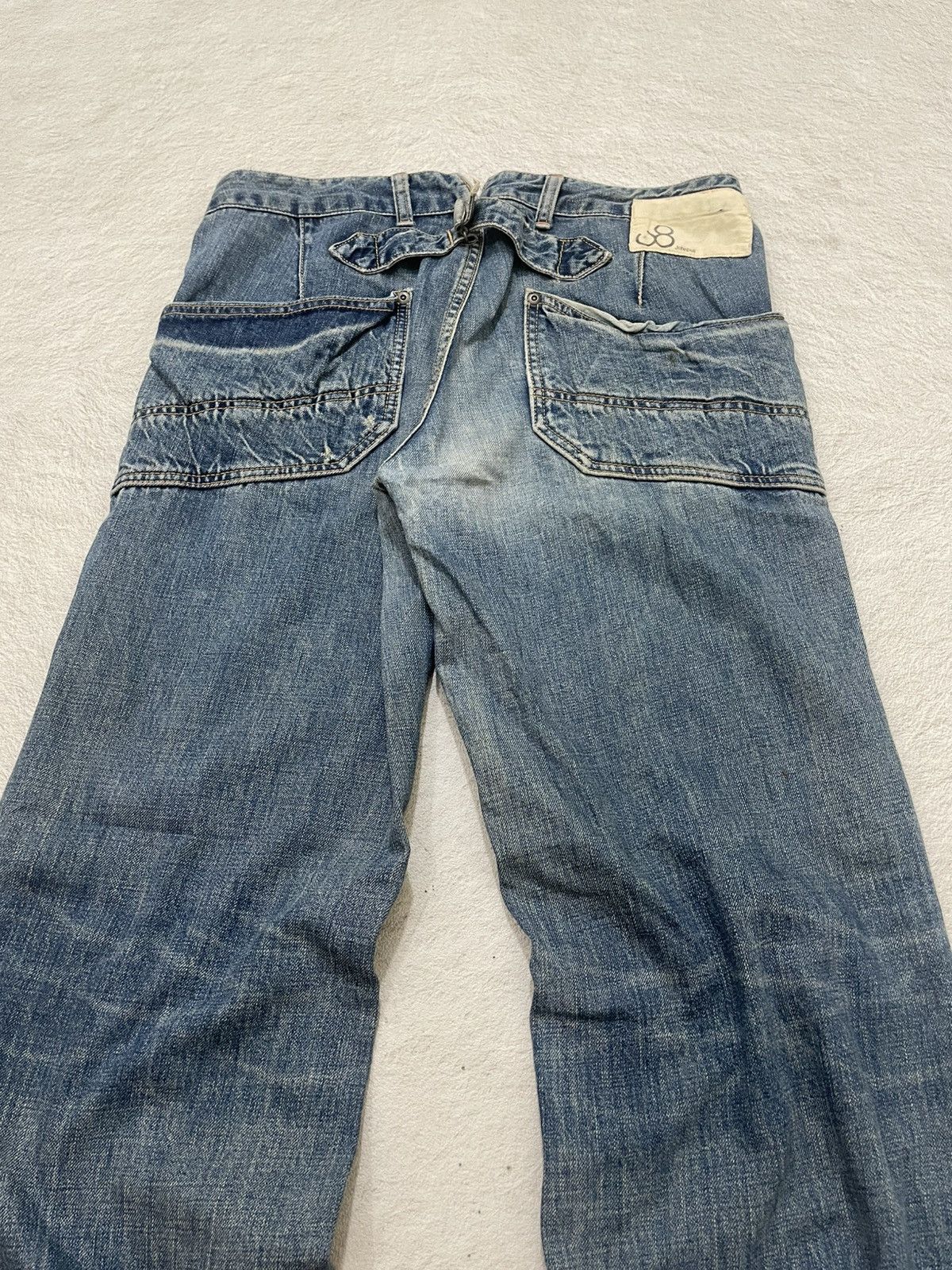 2000s Japanese Flare Denim Bootcut Jeans Mudwash Y2K LGB