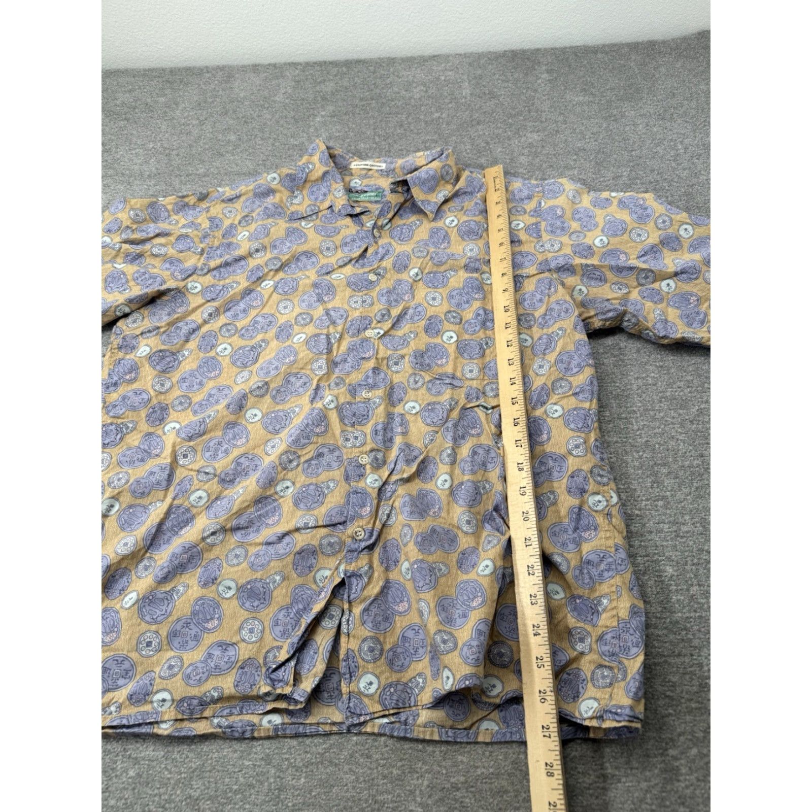 Reyn Spooner VINTAGE Reyn Spooner Mens Hawaiian Shirt XL Graphic Egyptian Cotton Yellow Shirt Size US XL / EU 56 / 4 - 4 Thumbnail
