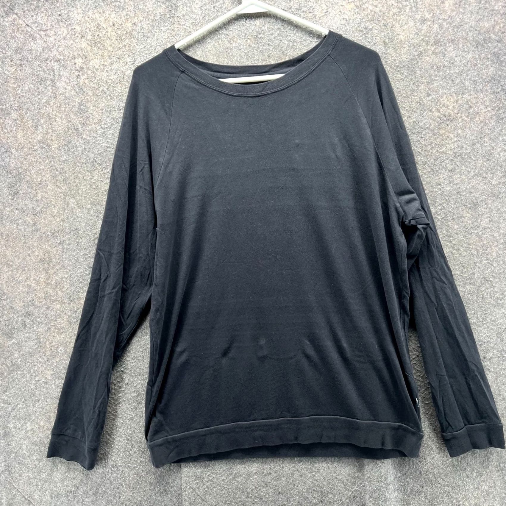 Bonobos Bonobos Shirt Mens Large Black Long Sleeve Slim Fit Cotton Crewneck Fleece Shirt Size US L / EU 52-54 / 3 - 2 Thumbnail