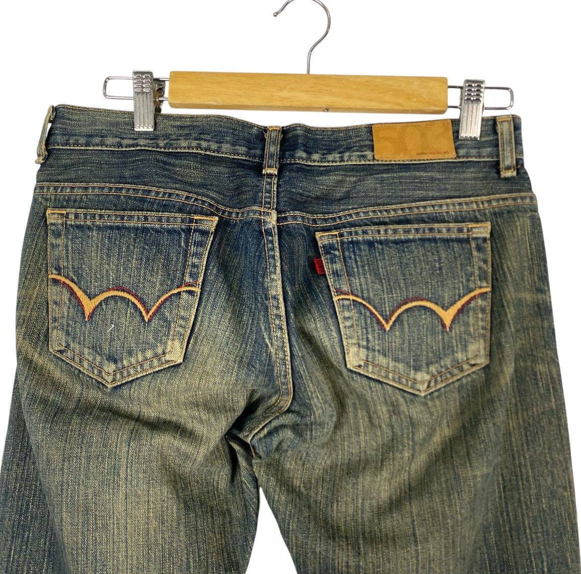 Designer × Edwin × Vintage Vintage Edwin 503 SD Super Flare Denim Inspired Tornado Mart Size 32" / US 10 / IT 46 - 7 Thumbnail