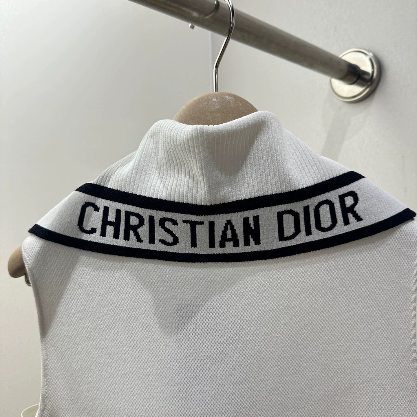 Christian Dior Monsieur Christian Dior apr63 Navy Neck Star Logo Dress 36 Viscose Size XS / US 0-2 / IT 36-38 - 7 Thumbnail