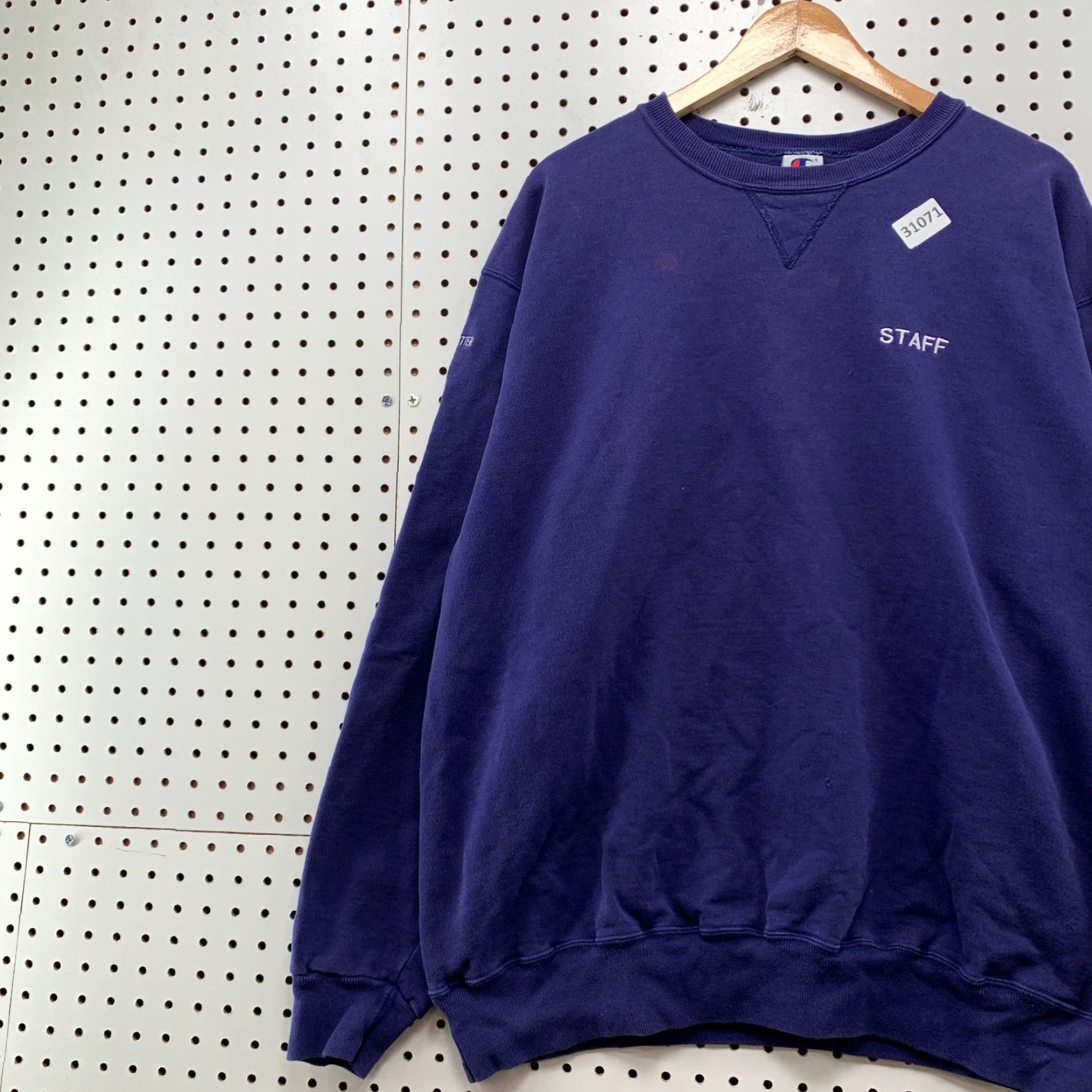 Champion Vintage 90s USA Olympics Staff Champion Sweatshirt Men 2XL Blue Cotton Heavyweight Pullover Crew Neck Size US XXL / EU 58 / 5 - 5 Thumbnail