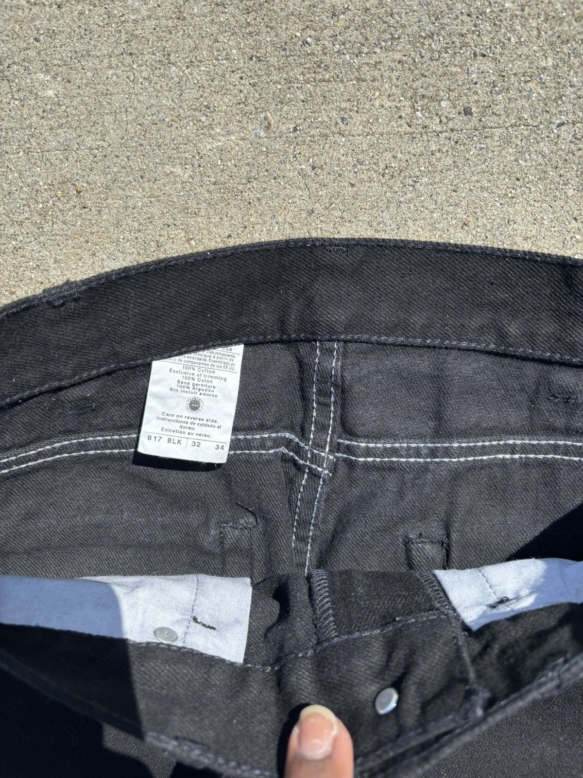 Carhartt Vintage Brand New Black Carpenter Carhartt Pants Size US 32 / EU 48 - 3 Thumbnail