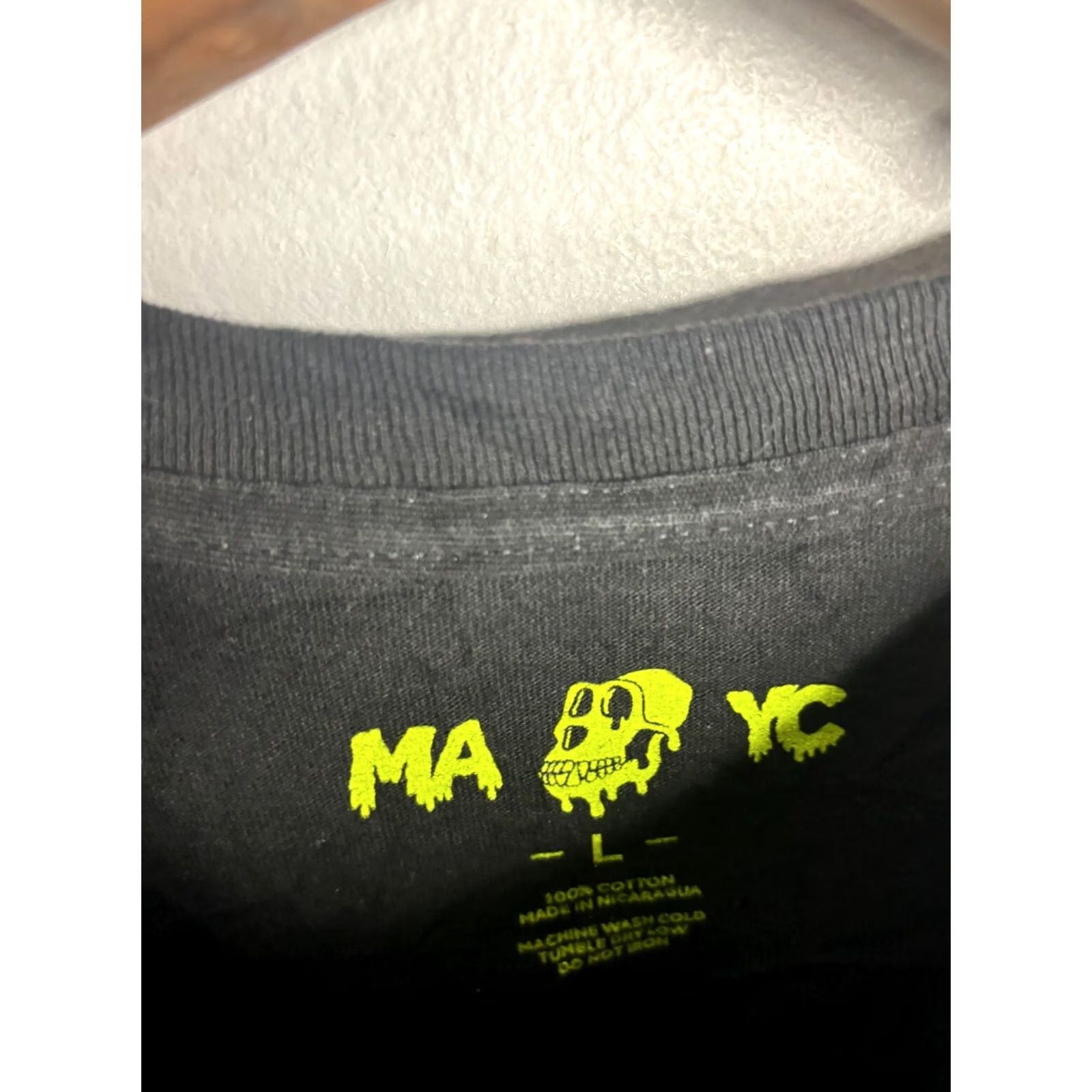 Vintage Bored Ape Yacht Club T-Shirt Graphic Print Short Sleeve Crew Neck Black 3008 Mens Large NFT Logo Shirts Tee Size US L / EU 52-54 / 3 - 5 Thumbnail