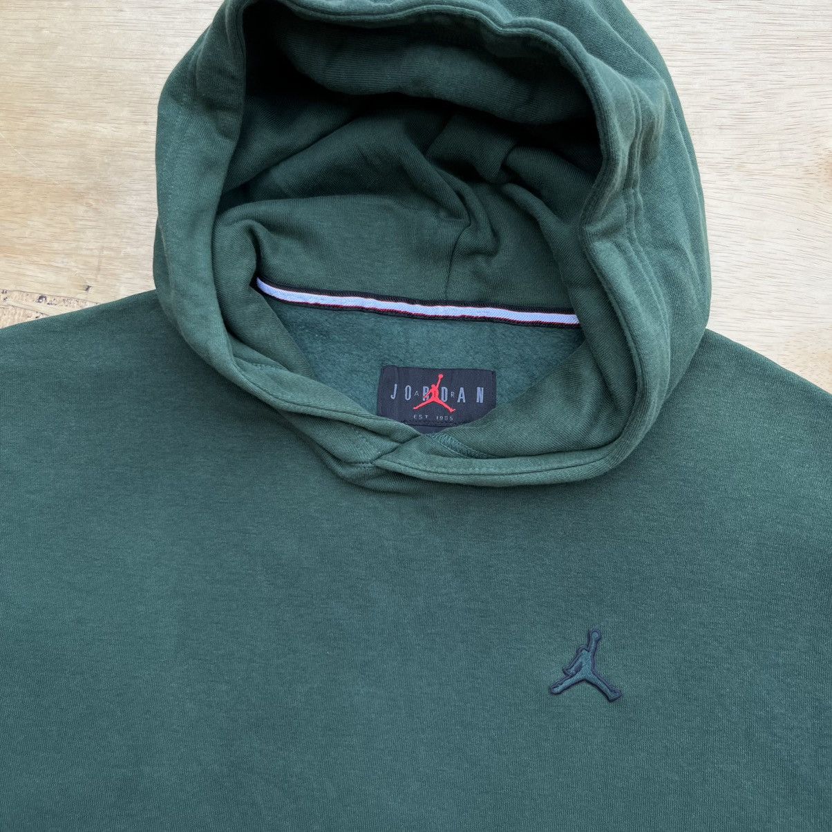 Jordan Brand AIR JORDAN PULLOVER HOODIE GREEN SMALL LOGO Size US XL / EU 56 / 4 - 2 Thumbnail