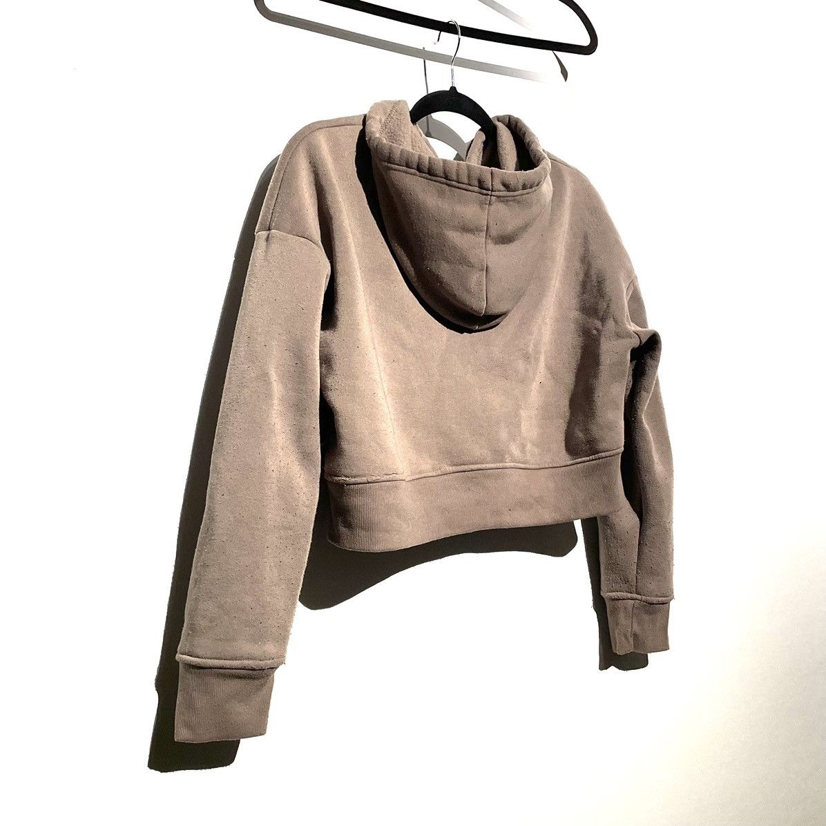 Essentials × rue21 Rue21 Brown Cropped Essential Hoodie Size XL / US 12-14 / IT 48-50 - 5 Thumbnail