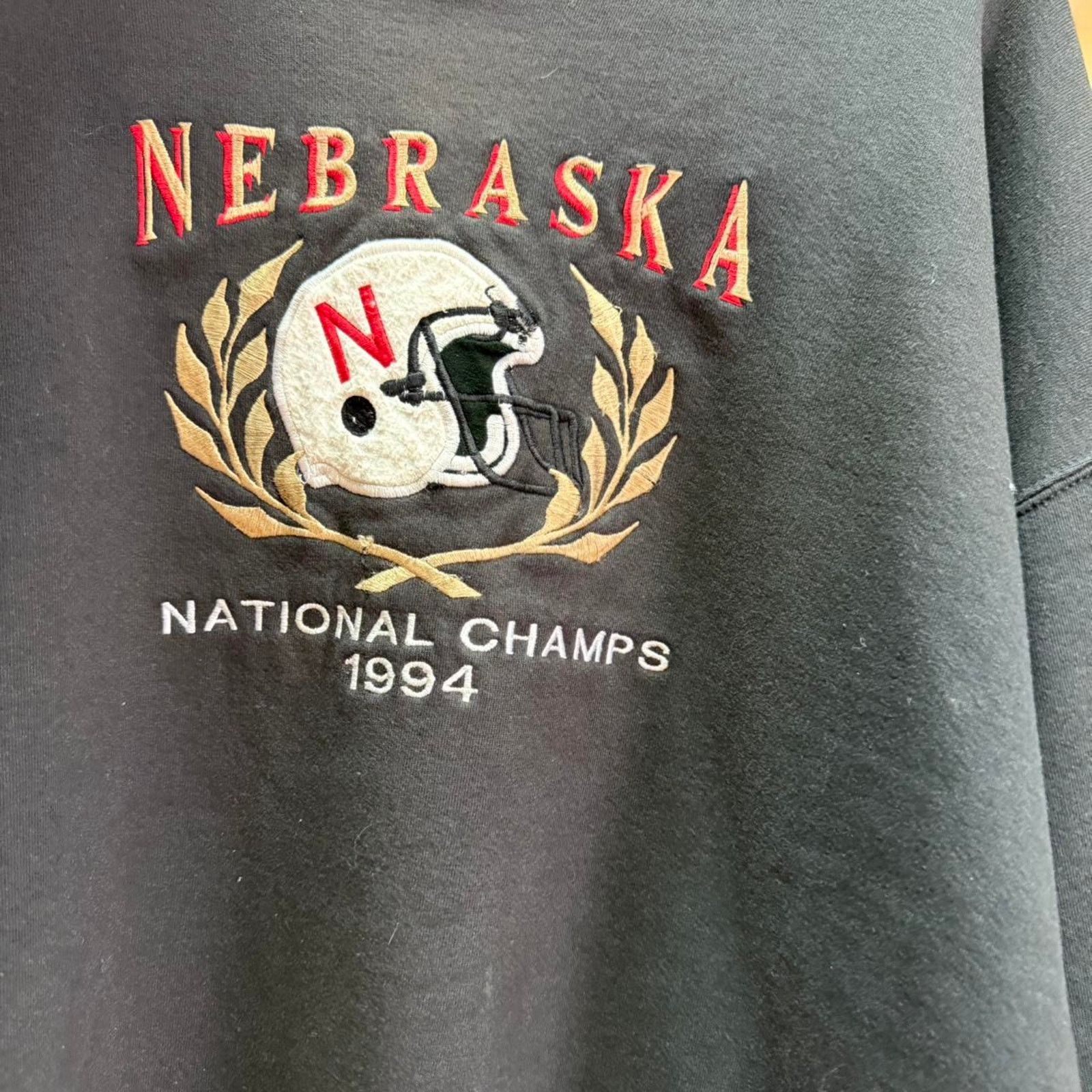 Vintage Vintage 90s Nebraska Huskers Cornhuskers Crewneck Size US XXL / EU 58 / 5 - 3 Thumbnail