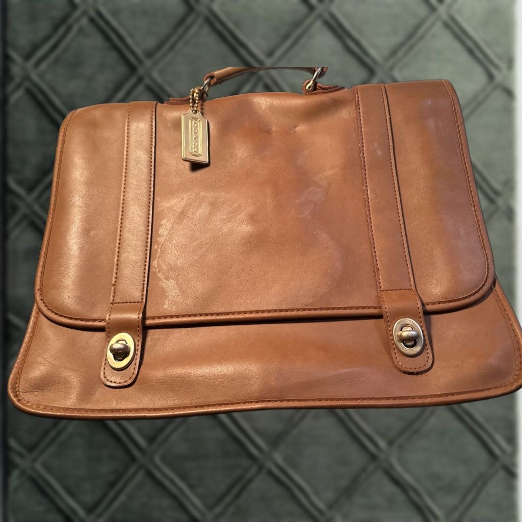 Coach VTG Coach Travel Bag / Briefcase / Leather Bag / Business Luggage - Brown - Large - Men - Vintage Size ONE SIZE - 1 Thumbnail