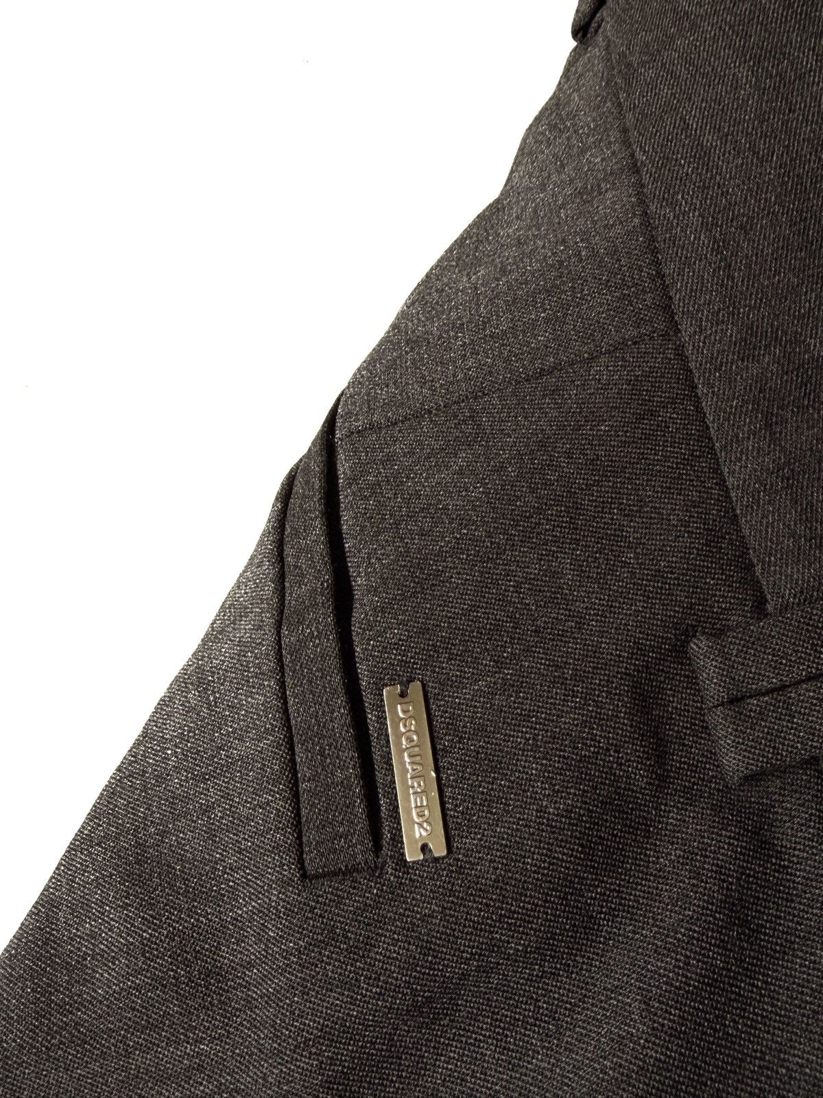 Dsquared2 Dsquared2 Wide Leg Cropped Wool Trousers Gray Men’s Size 42 Size US 32 / EU 48 - 6 Thumbnail