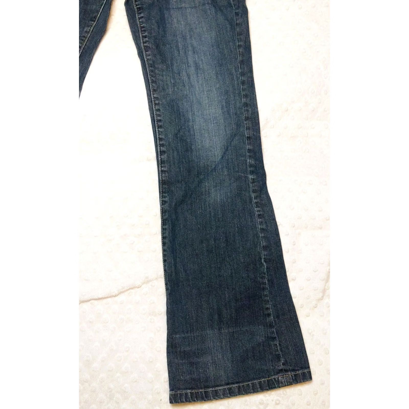Converse Converse Jeans Women Regular Type Jeans 8 32x31 Denim Bootcut 5-Pocket Zipper Button Logo Blue Denim Stars Stretch Cotton Spandex Size 30" / US 8 / IT 44 - 2 Thumbnail