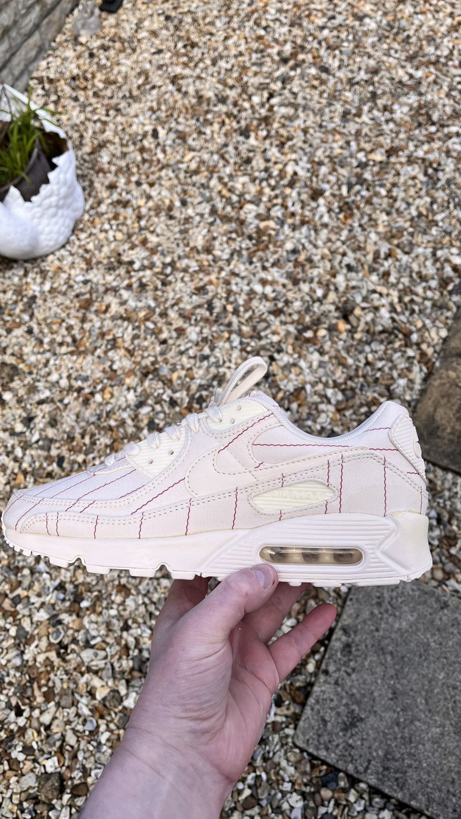 Nike NIKE AIR MAX 90 PINSTRIPE-NATURAL CHILLI Size US 10.5 / EU 43-44 - 10 Thumbnail