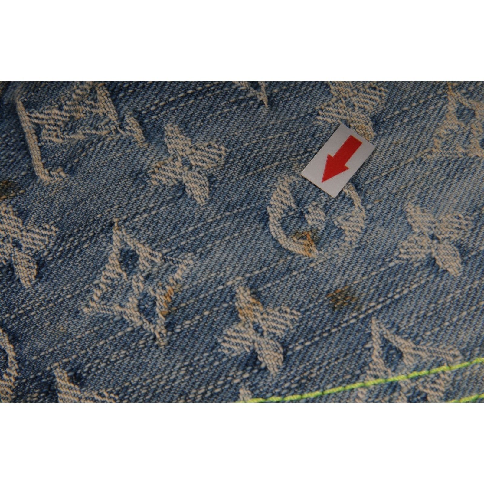 Louis Vuitton Sunrise Denim Lv Logo Monogram Messenger Travel Bag Size ONE SIZE - 16 Thumbnail