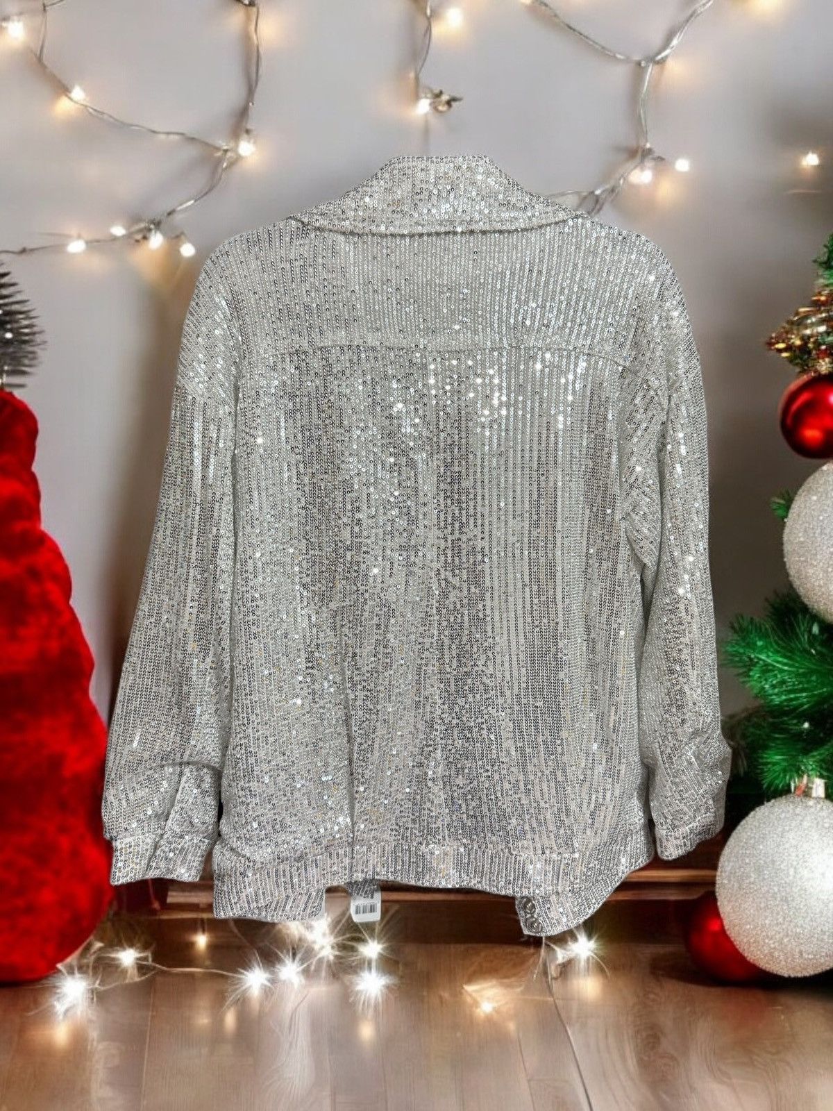 Other Women's Fashion Sequin Long Sleeve Blazer Set Party Wear Size S / US 4 / IT 40 - 2 Thumbnail