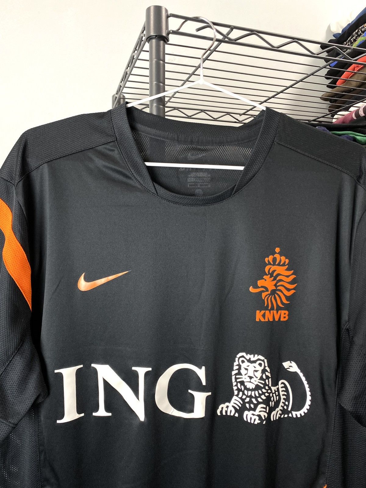 Nike × Vintage Vintage Nike Netherlands 00’s Soccer Football Jersey Size US L / EU 52-54 / 3 - 3 Thumbnail