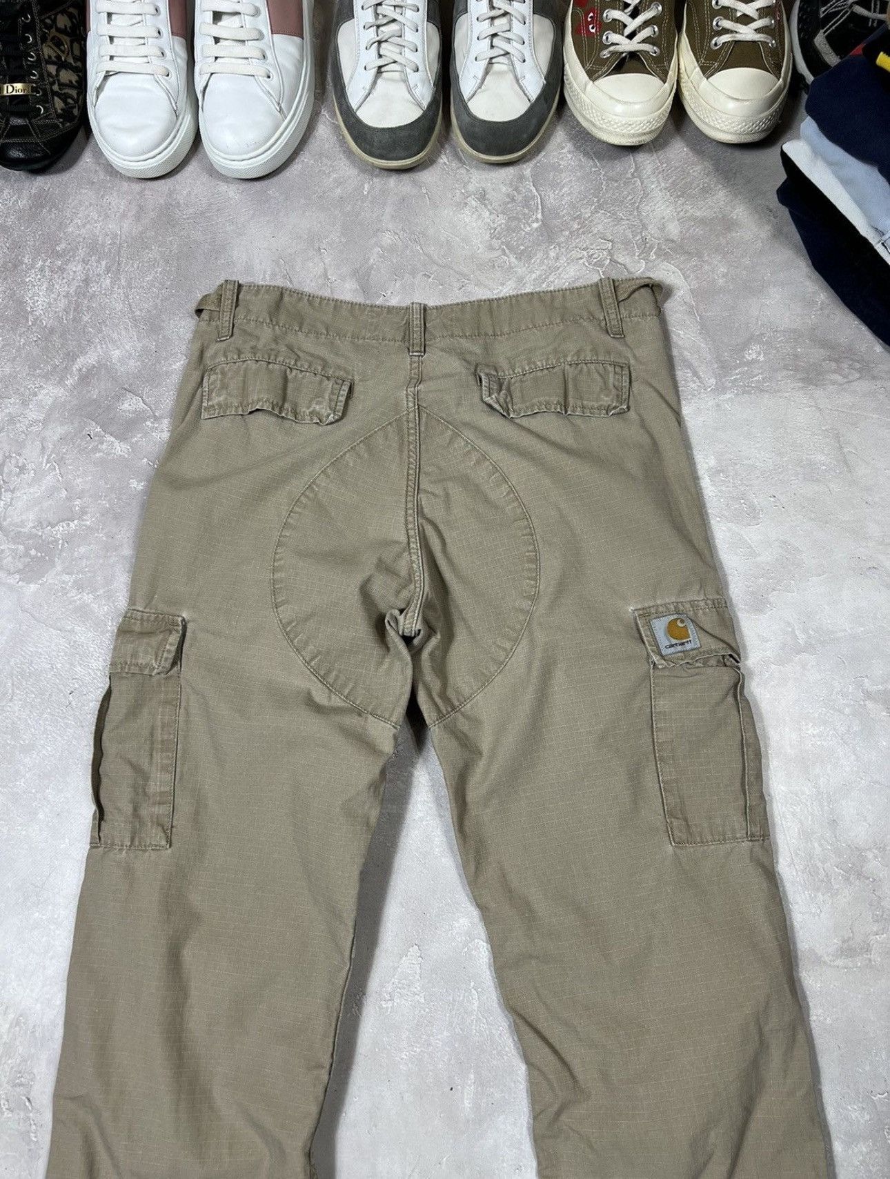 Carhartt × Vintage Vintage Carhartt Distressed Y2k Cargo Pants Size US 30 / EU 46 - 3 Thumbnail